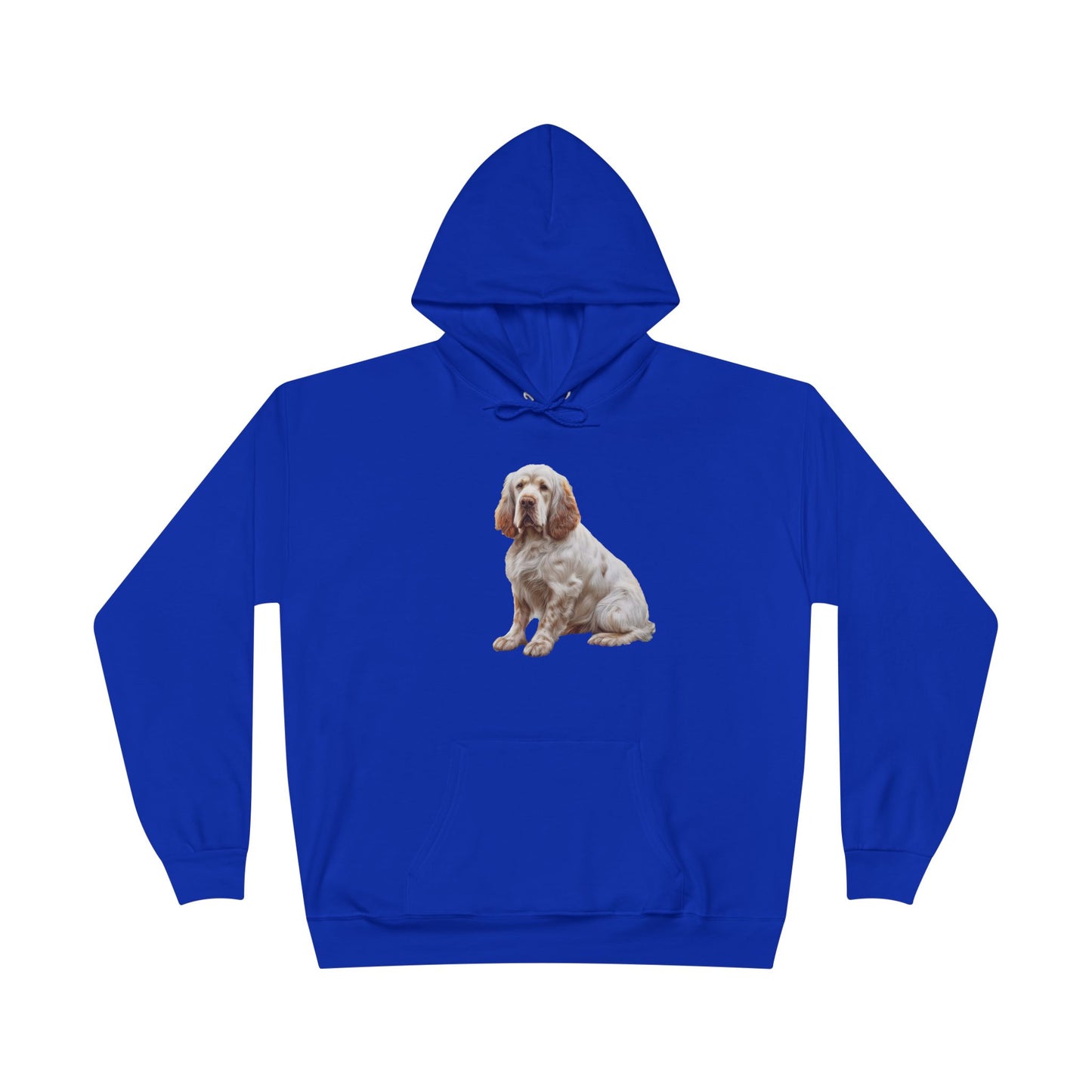 Clumber Spaniel Unisex Fleece Lined Pullover Hoodie Sweatshirt