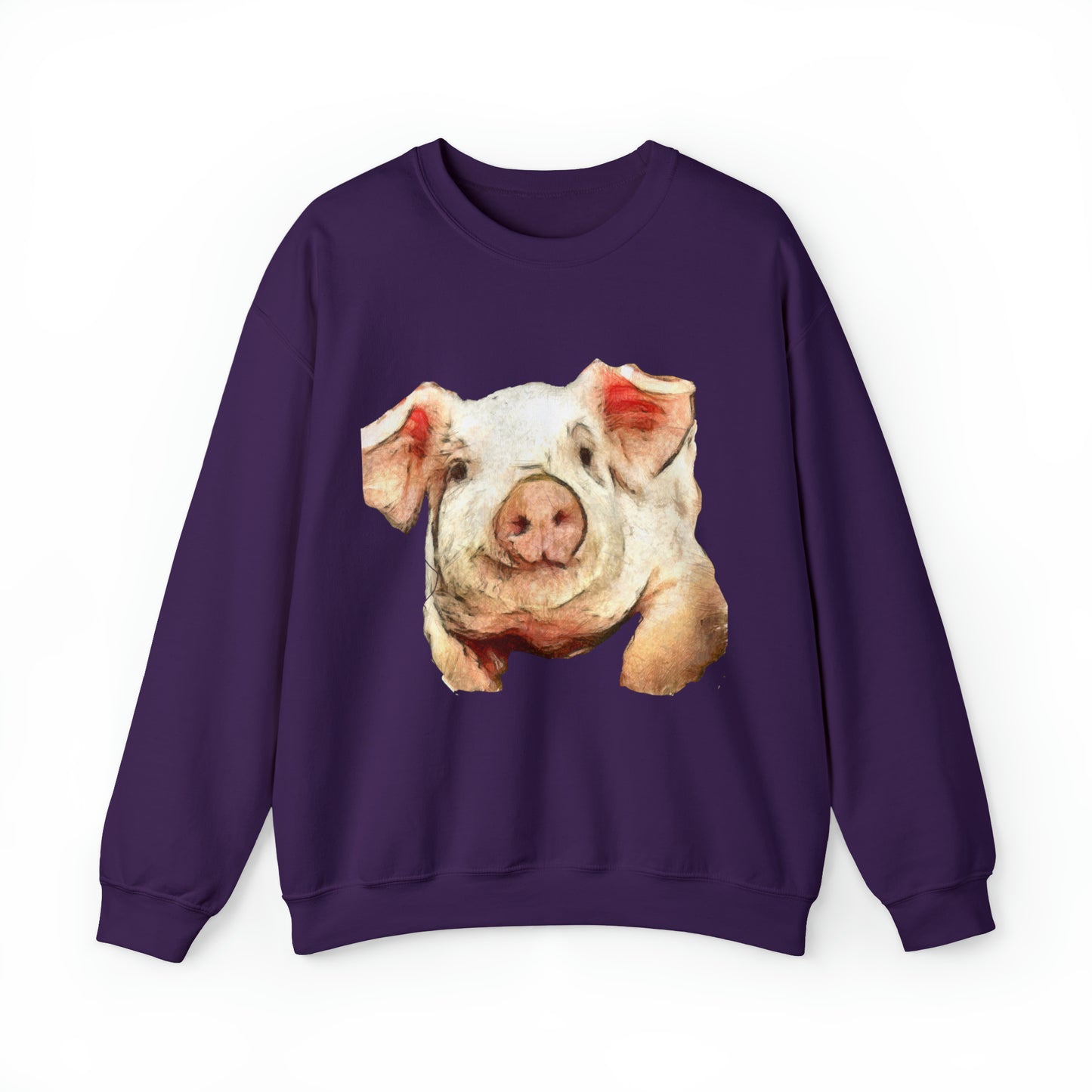 Pig 'Petunia' Unisex 50/50 Crewneck Sweatshirt