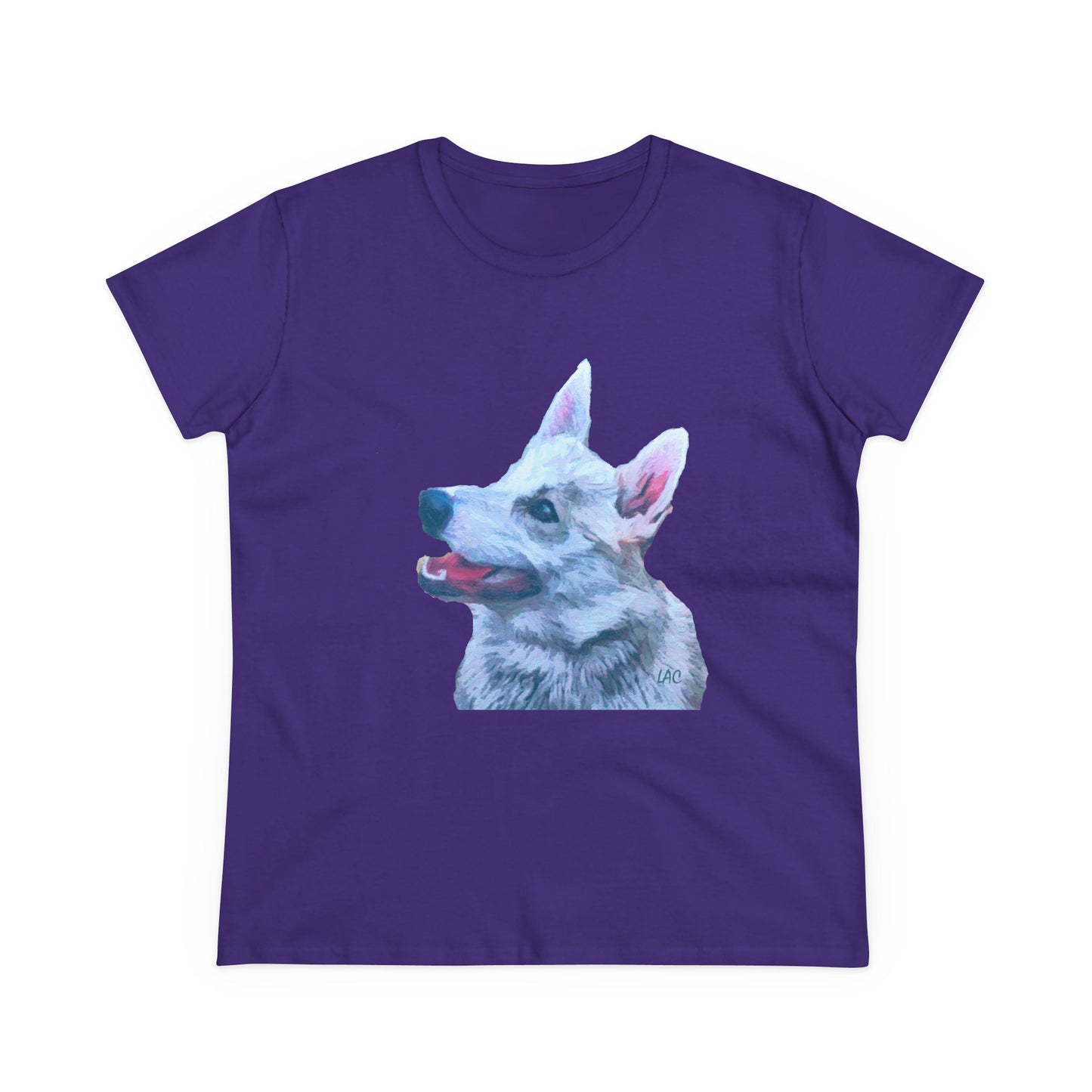 Norwegian Buhund Women's Midweight Cotton Tee