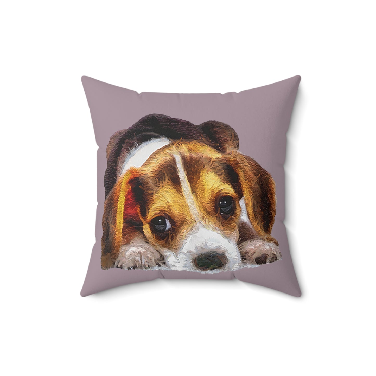 Beagle 'Daisy Mae' Whimsical Throw Pillow
