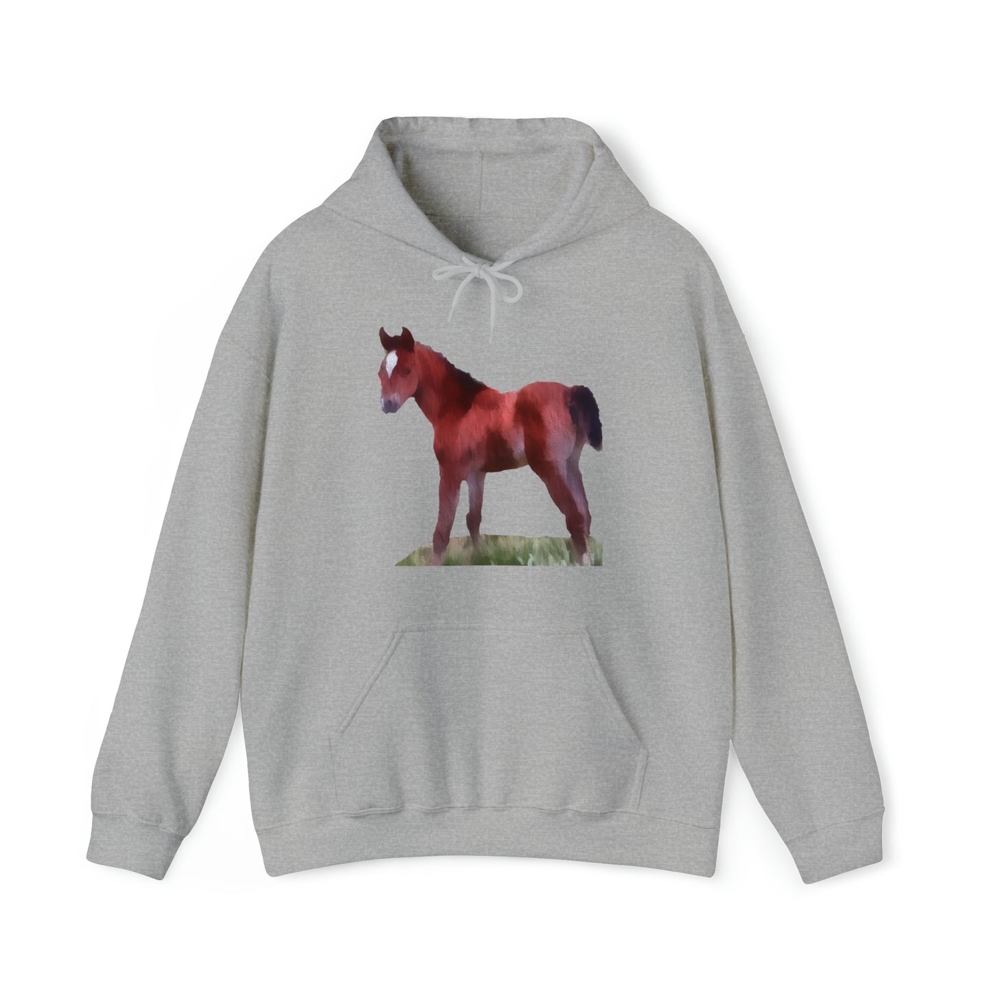 Horse 'Contata' Unisex 50/50 Hoodie