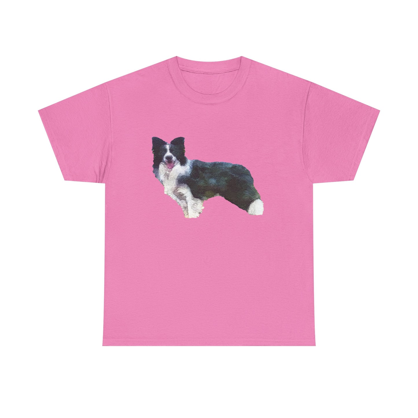 Border Collie '#1' - Unisex Heavy Cotton Tee