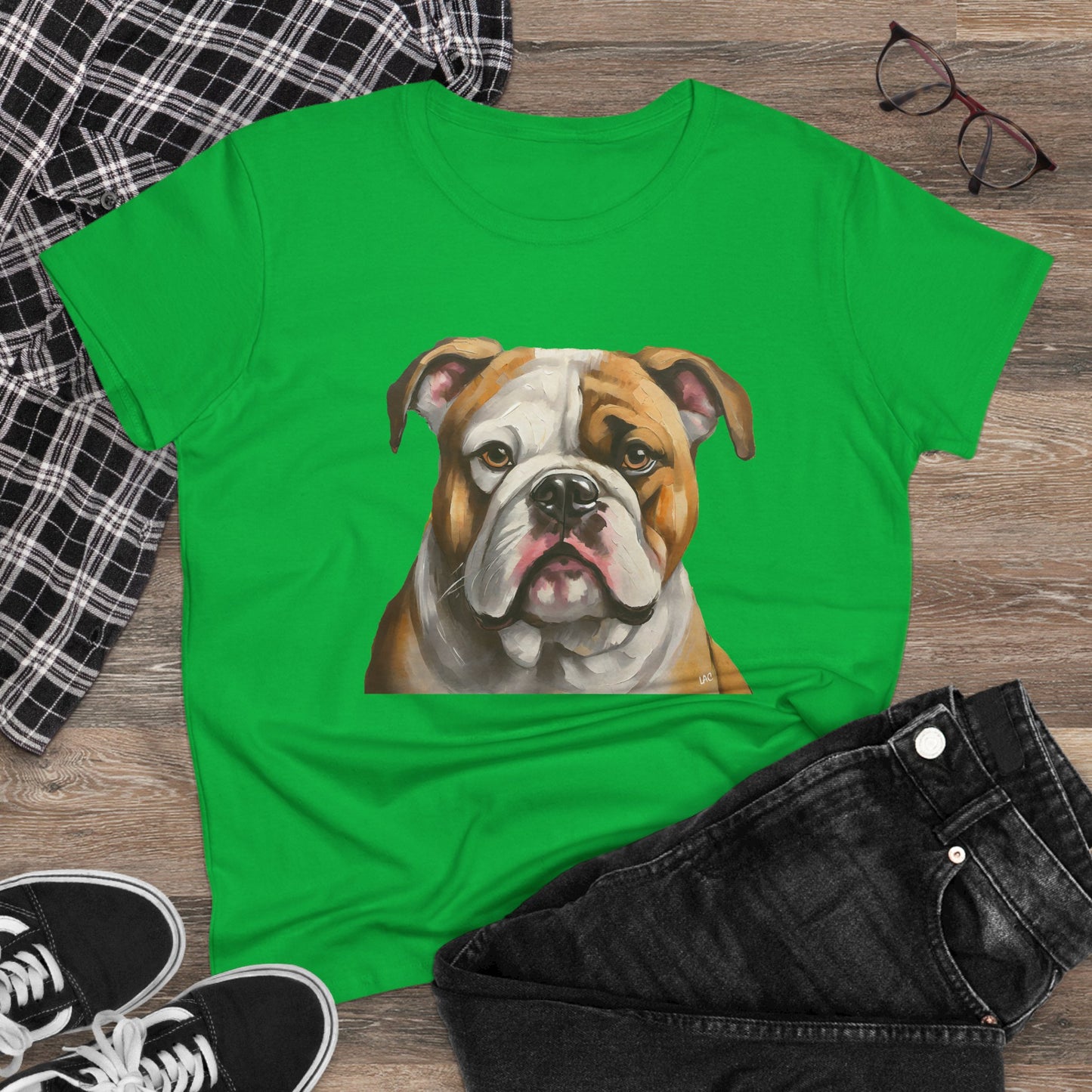American Bulldog Women's Midweight Cotton Tee