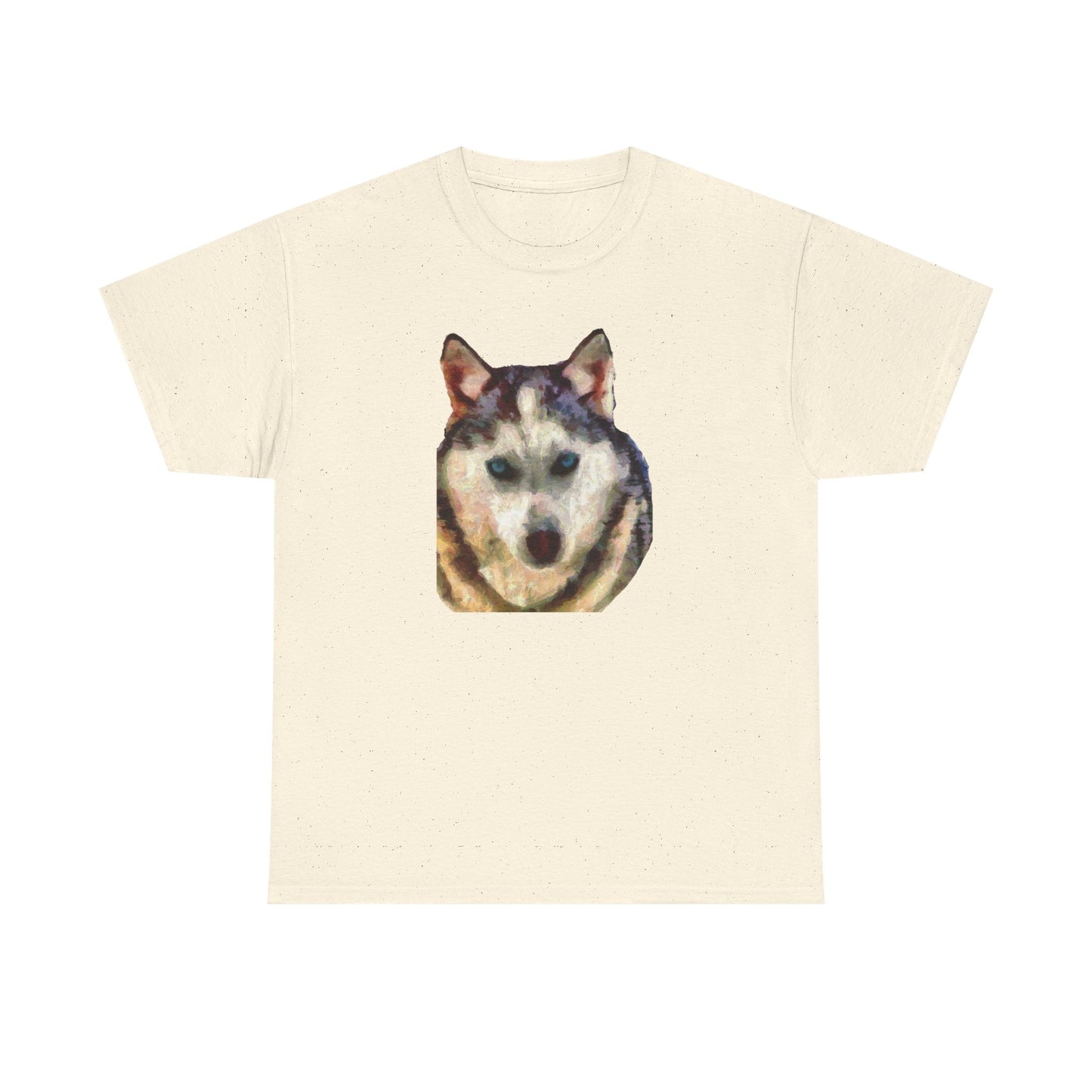 Siberian Husky 'Sacha' Unisex Heavy Cotton Tee