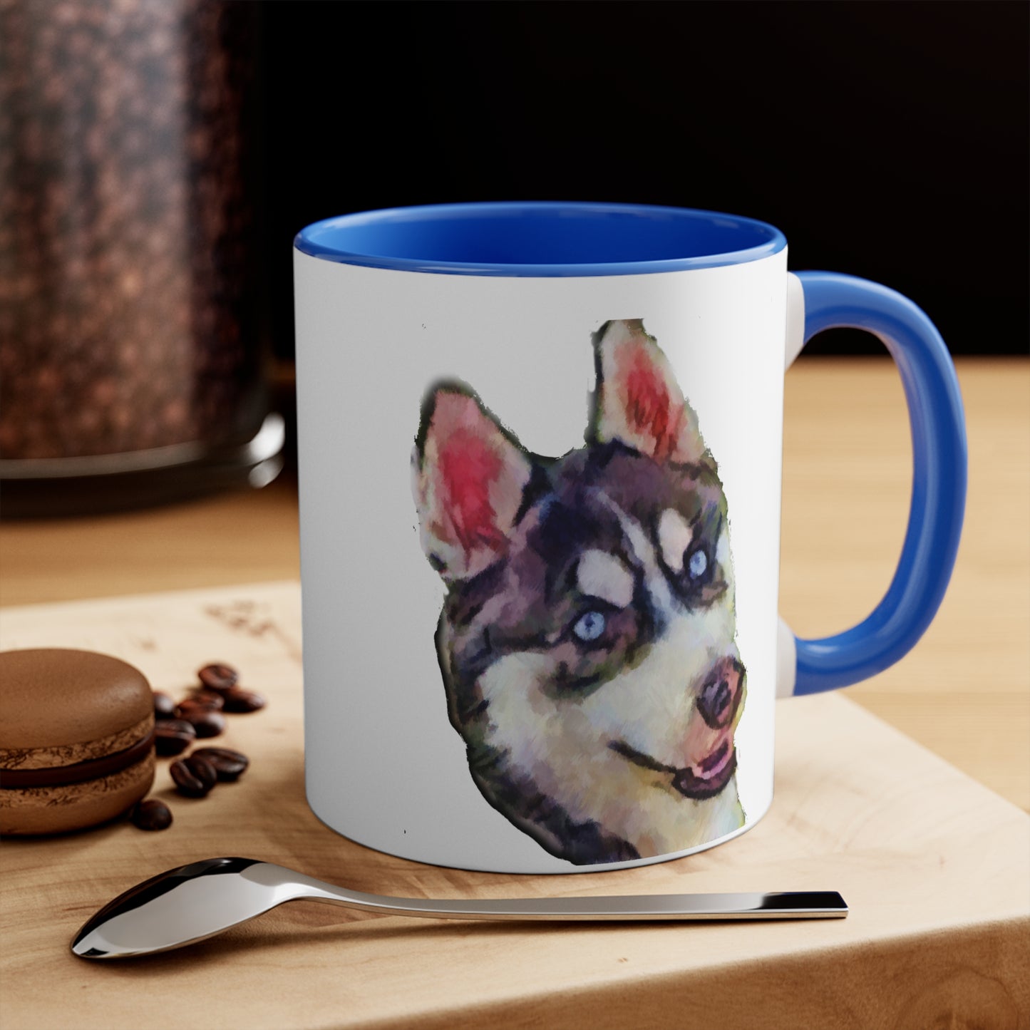 Siberian Husky 'Iditarod' Accent Coffee Mug, 11oz