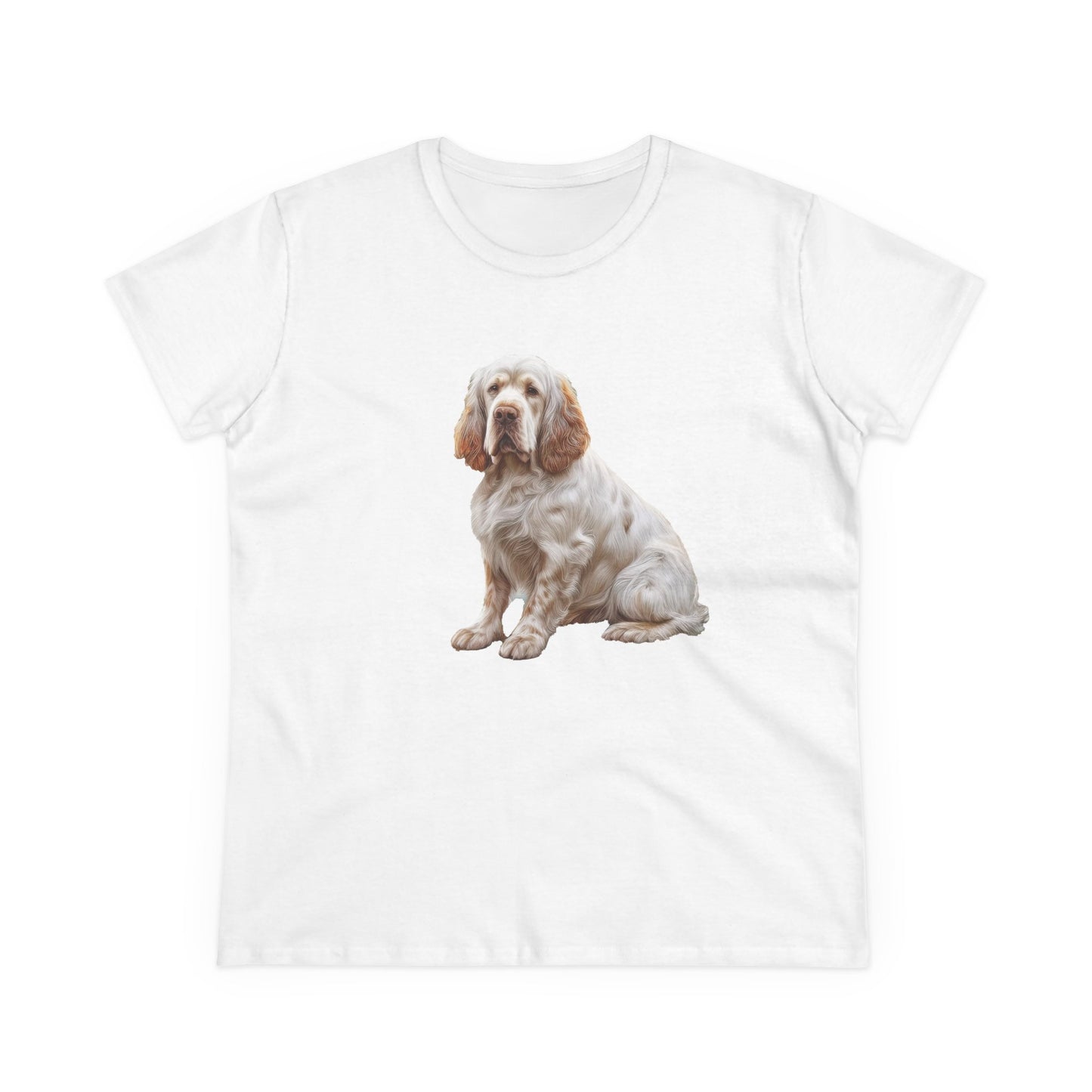 Clumber Spaniel Women's Midweight Cotton Tee