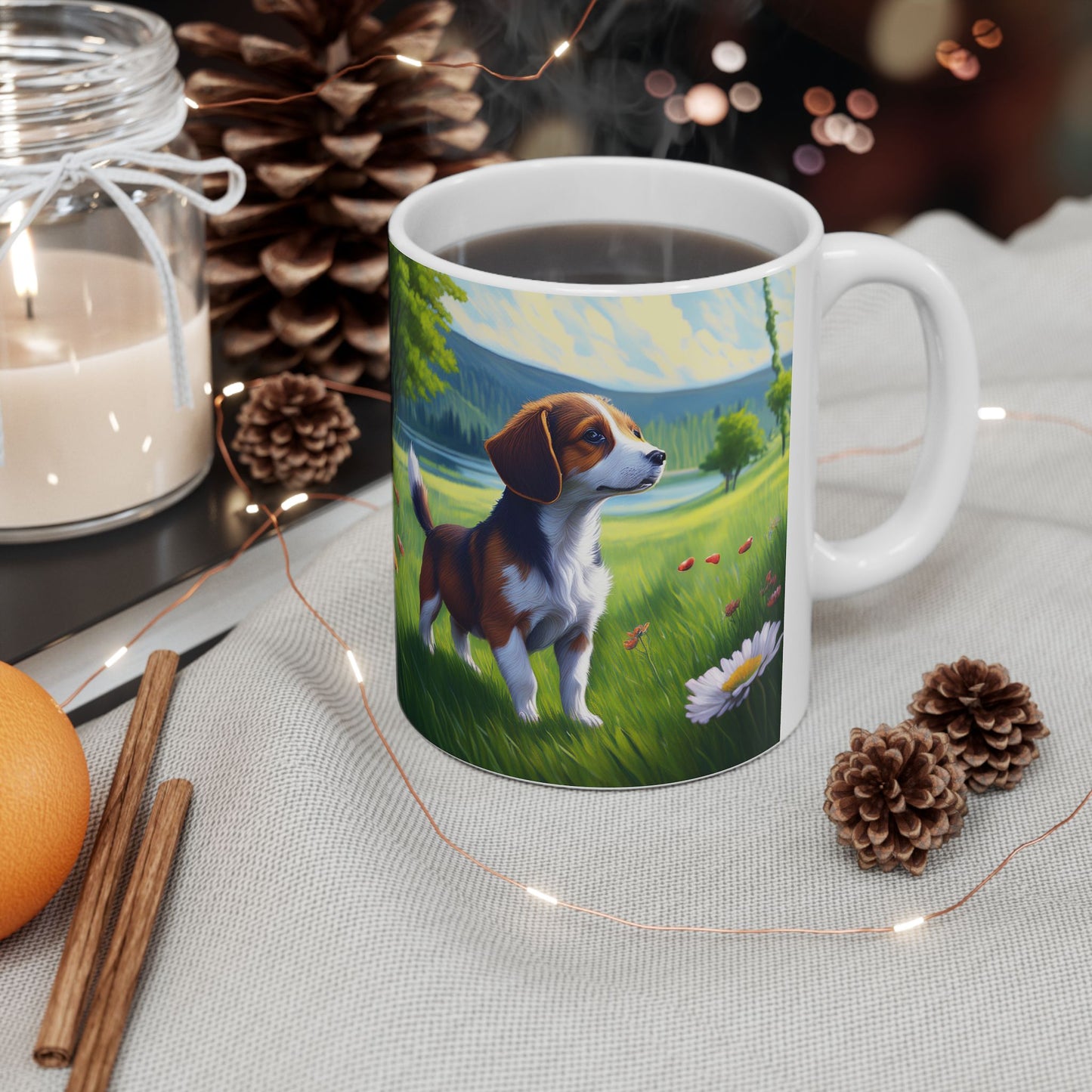 Drever Puppy - Customizable Ceramic Mug