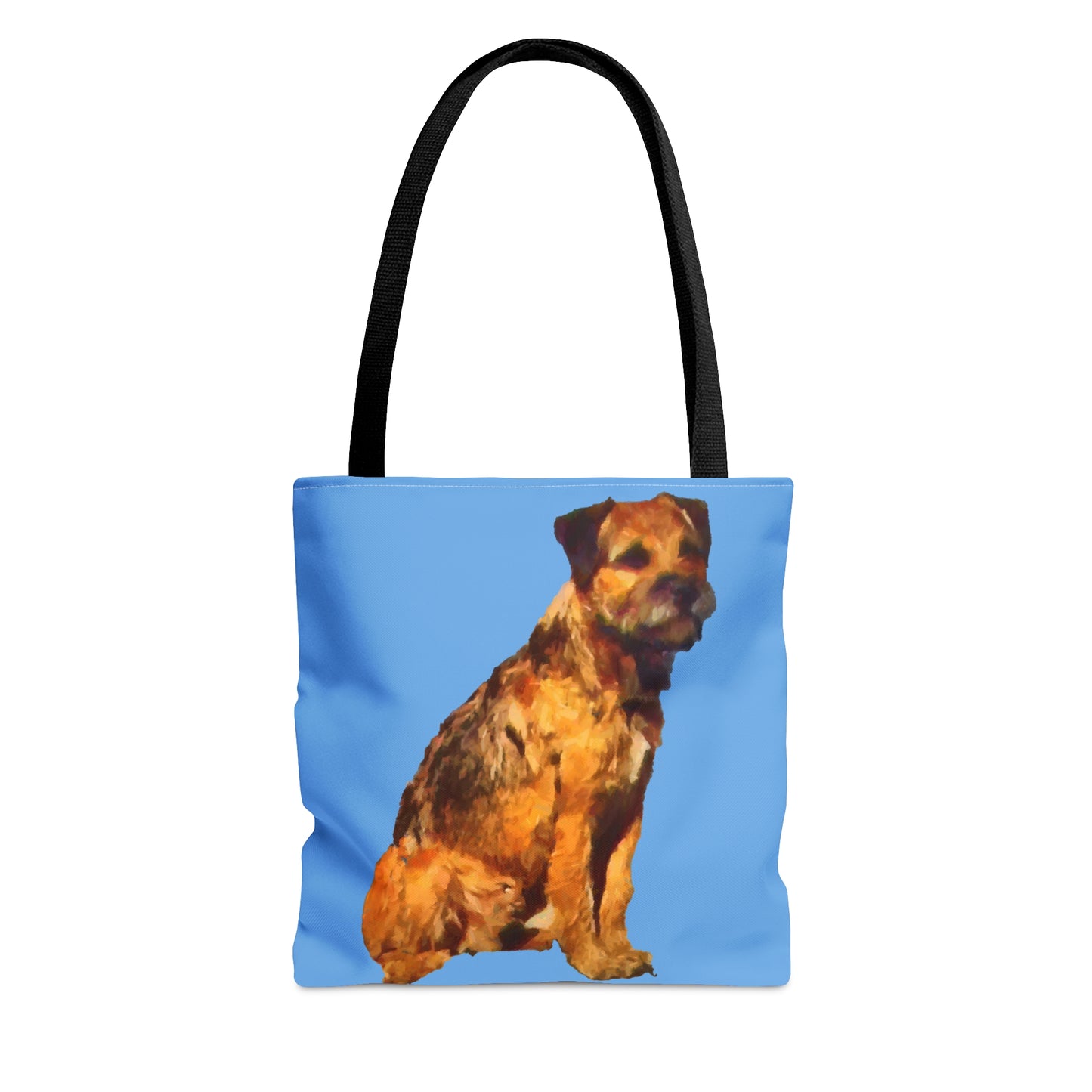 Charming 'Andrew' Border Terrier Tote Bag