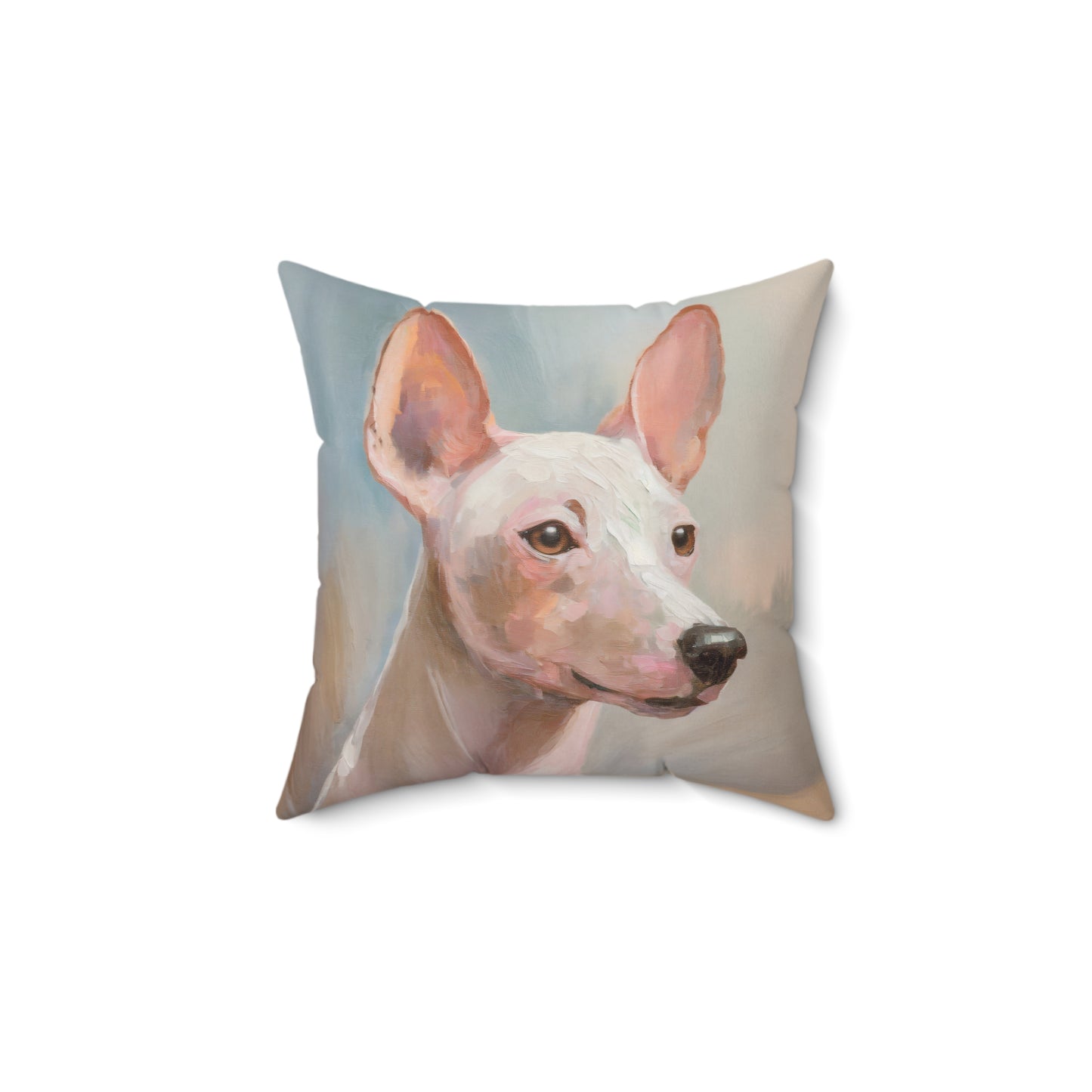 Xoloitzcuintli 'Mexican Hairless' Polyester Throw Pillow