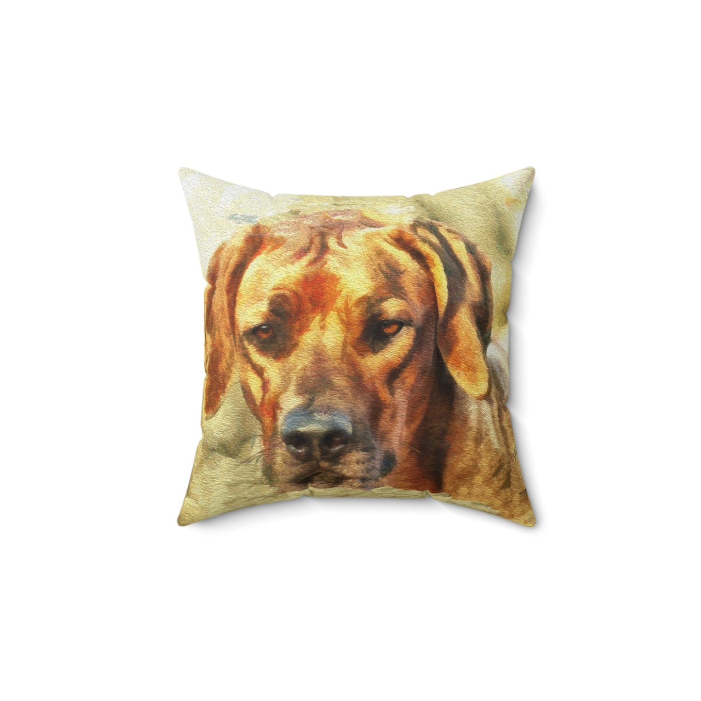 Rhodesian Ridgeback '#2' - Spun Polyester Throw Pillow