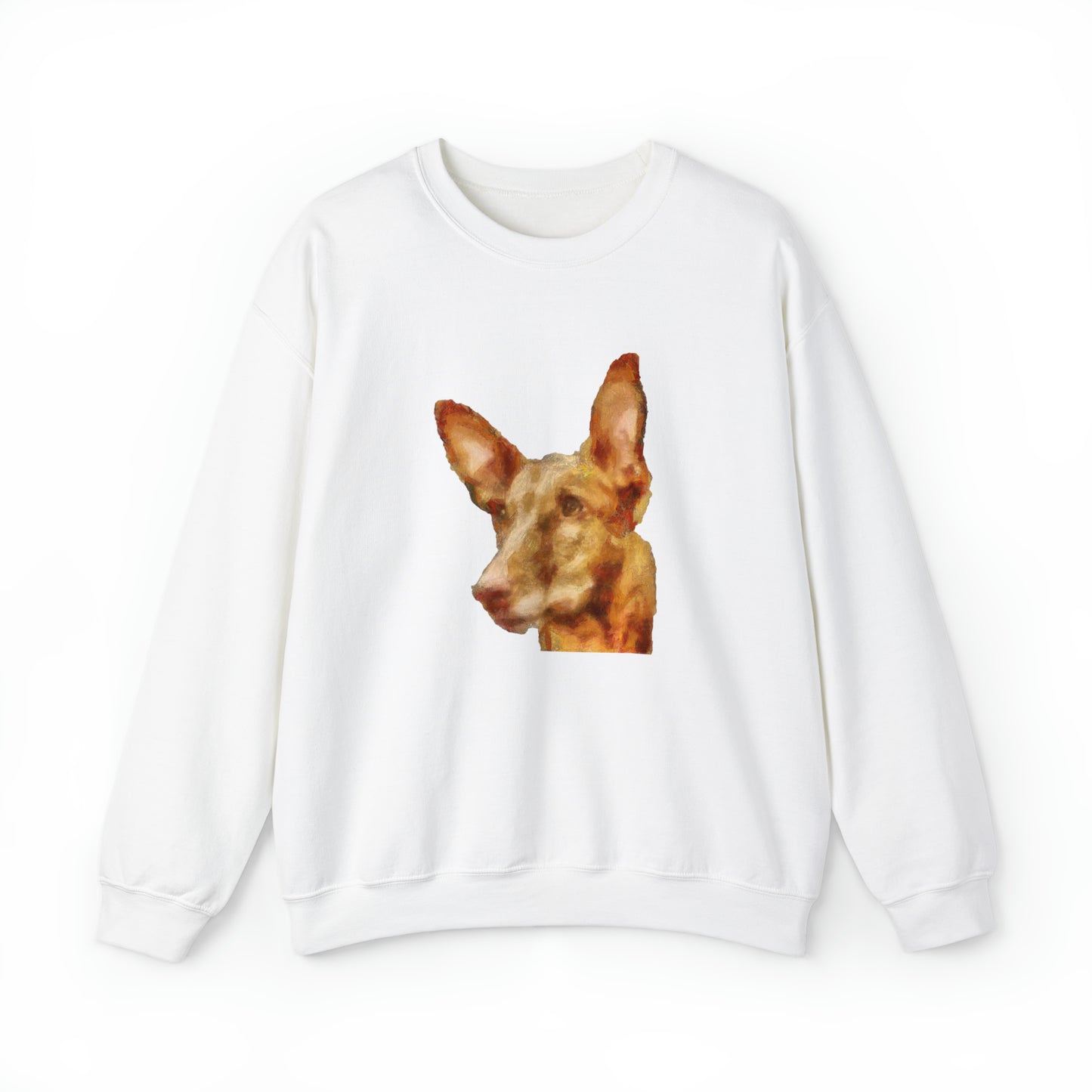 Egyptian Pharoh Hound Unisex 50/50 Crewneck Sweatshirt