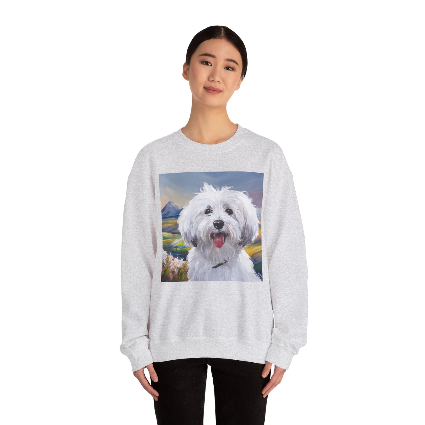 Coton de Tulear Cozy Unisex Crewneck Sweatshirt