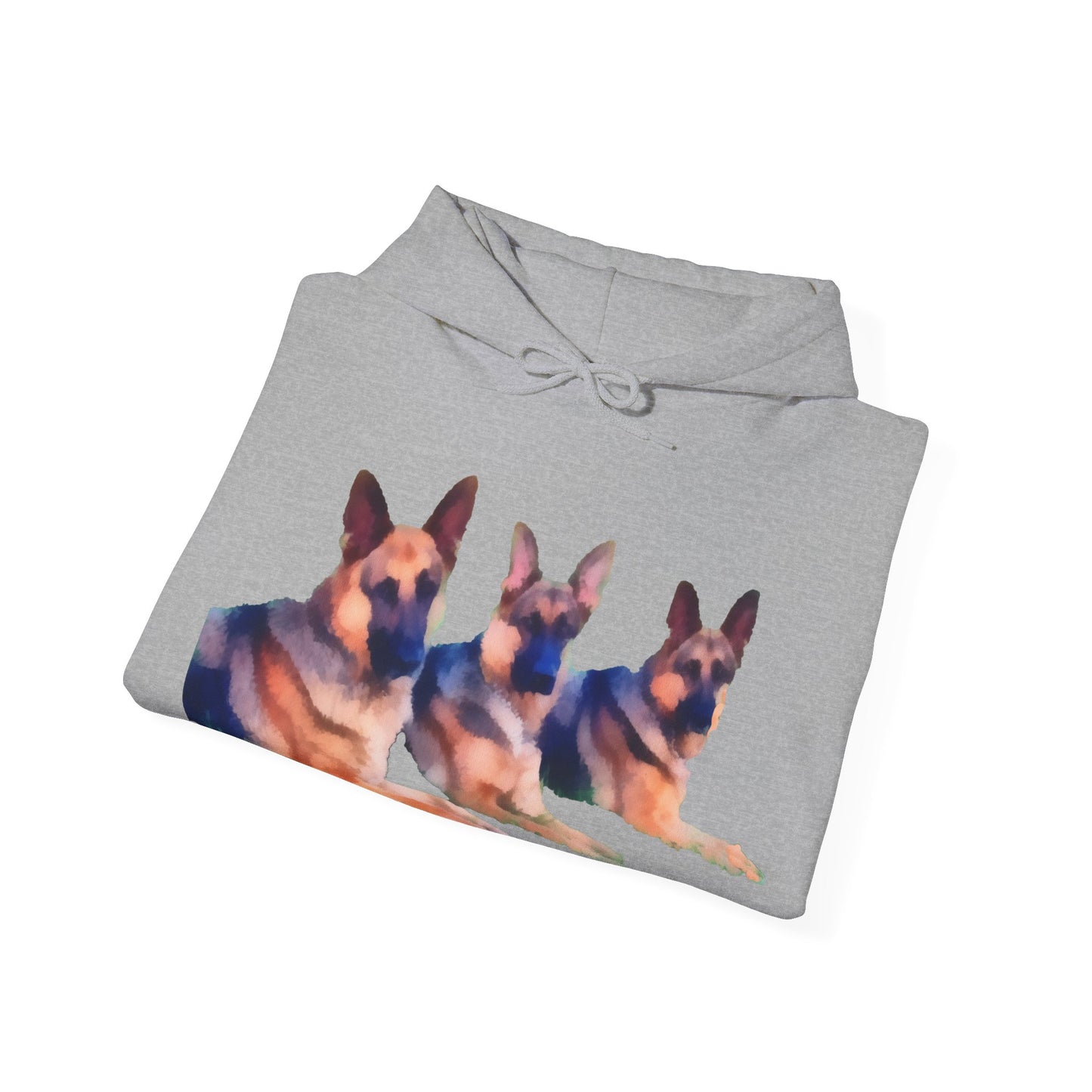 German Shepherd Trio Unisex Hoodie: A Canine Comfort Classic