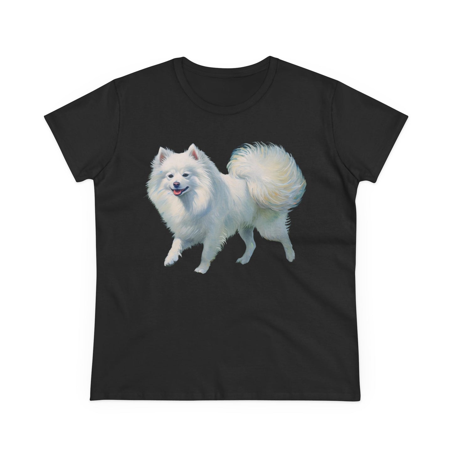 Japanese Spitz Women's Midweight Cotton Tee