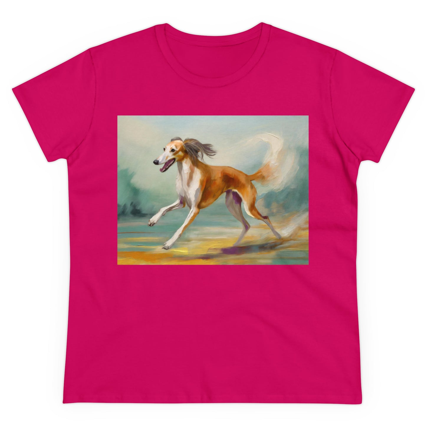 Saluki Women's Midweight Cotton Tee