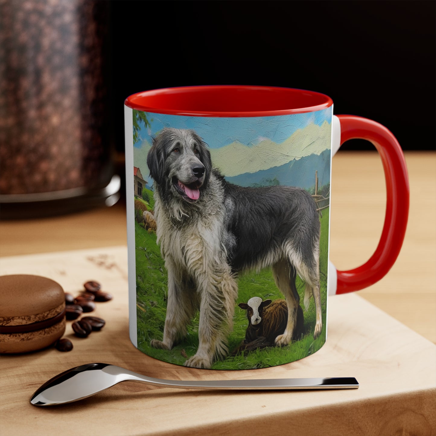 Romanian Carpathian Shepherd Dog 11oz Ceramic Accent Mug