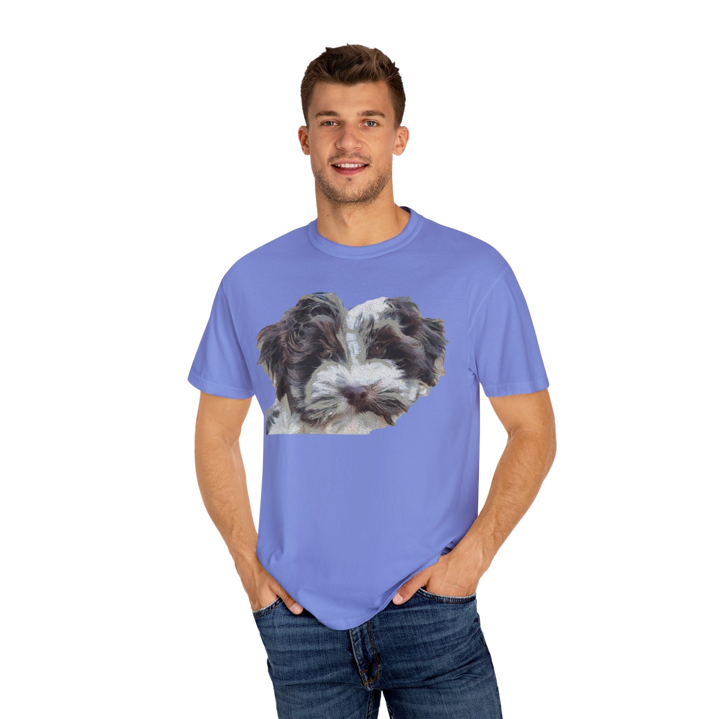 Havanese 'Fideo' Unisex-Adult Relaxed Fit Garment-Dyed T-shirt