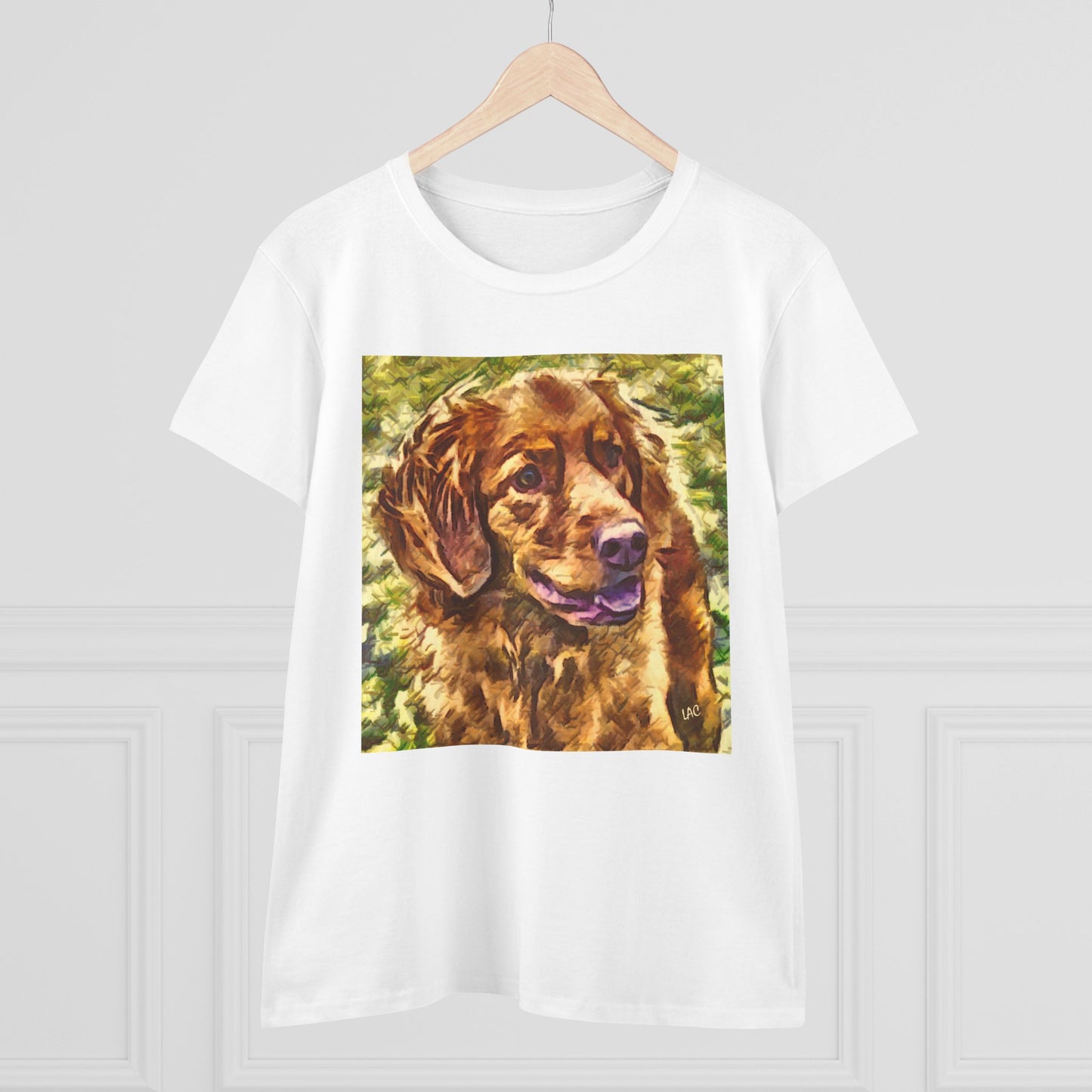 Nova Scotia Duck Tolling Retriever Women's Midweight Cotton Tee