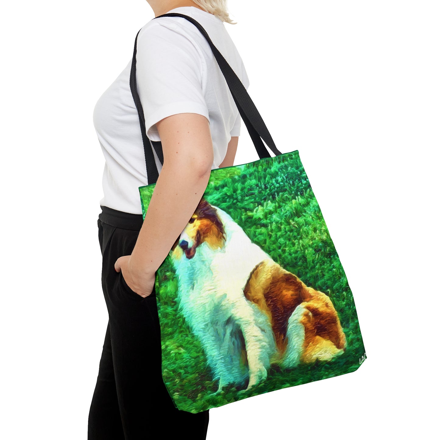 Rough Coated Collie "Ramsey" Tote Bag