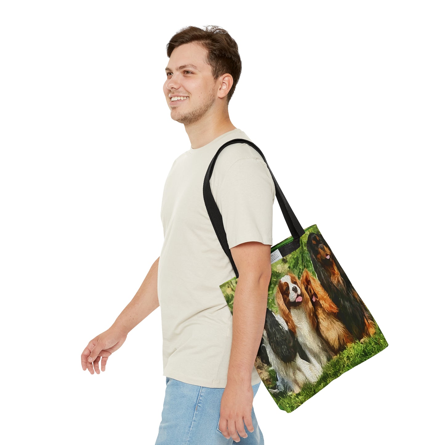 King Charles Spaniels 'Cavalier Club' Tote Bag
