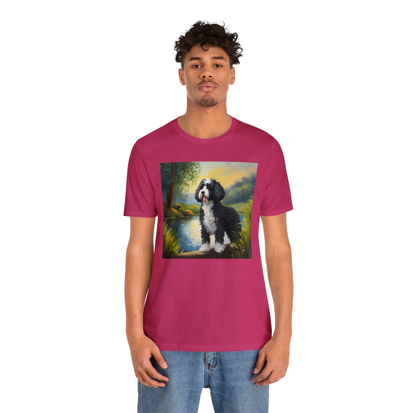 Portuguese Water Dog Jersey Short Sleeve Tee