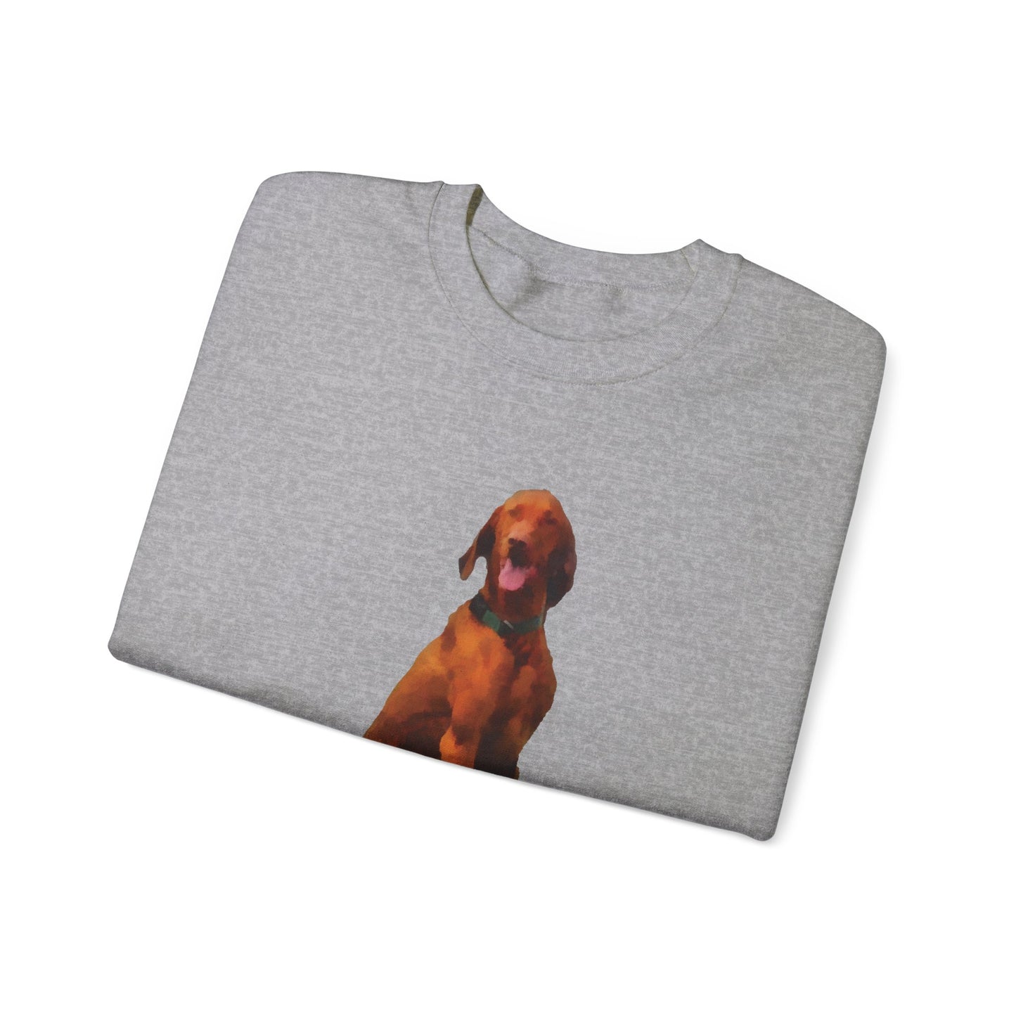 Hungarian Vizsla 'Waiting for the Bride' Unisex 50/50 Crewneck Sweatshirt