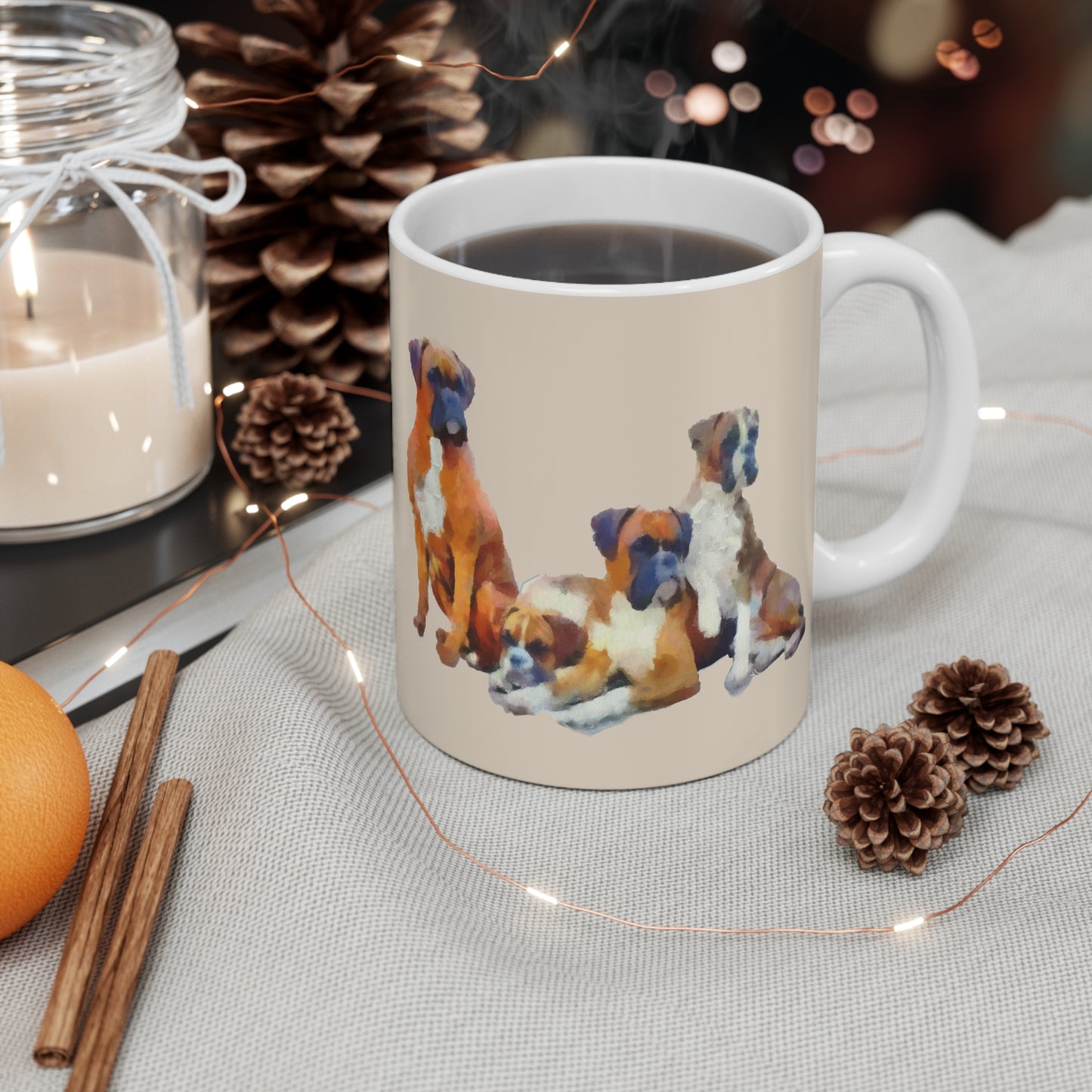Boxer Quartet - 11oz Ceramic Mug