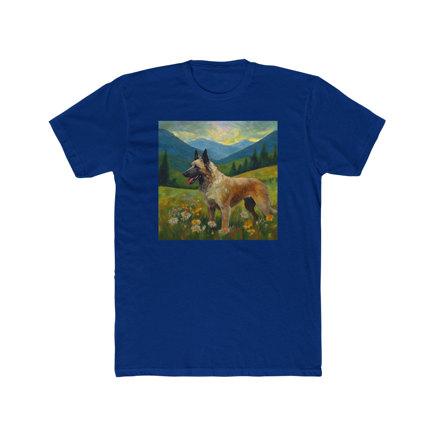 Belgian Laekenois Men's Fitted Cotton Crew Tee