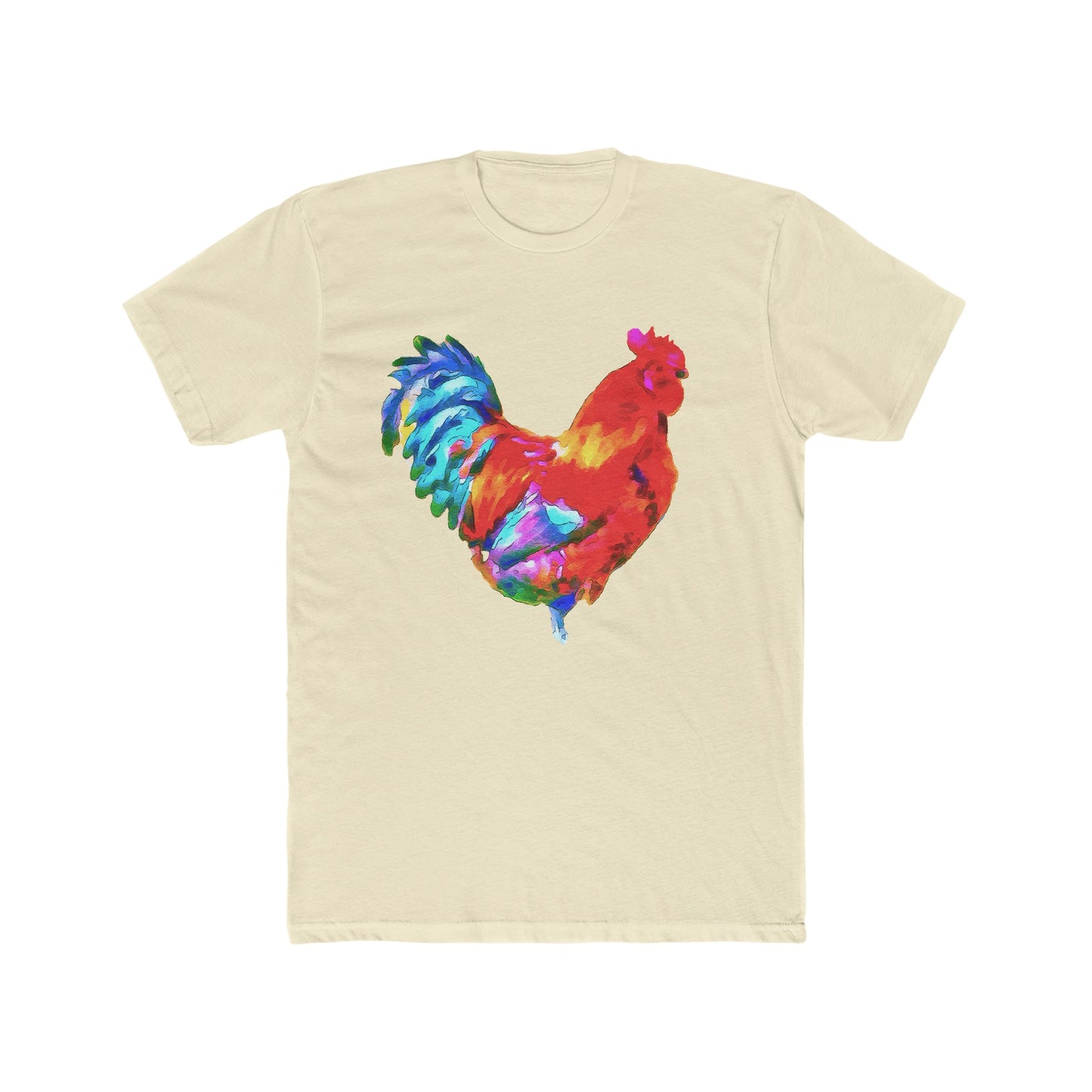 Rooster 'Craw' -- Men's Fitted Cotton Crew Tee