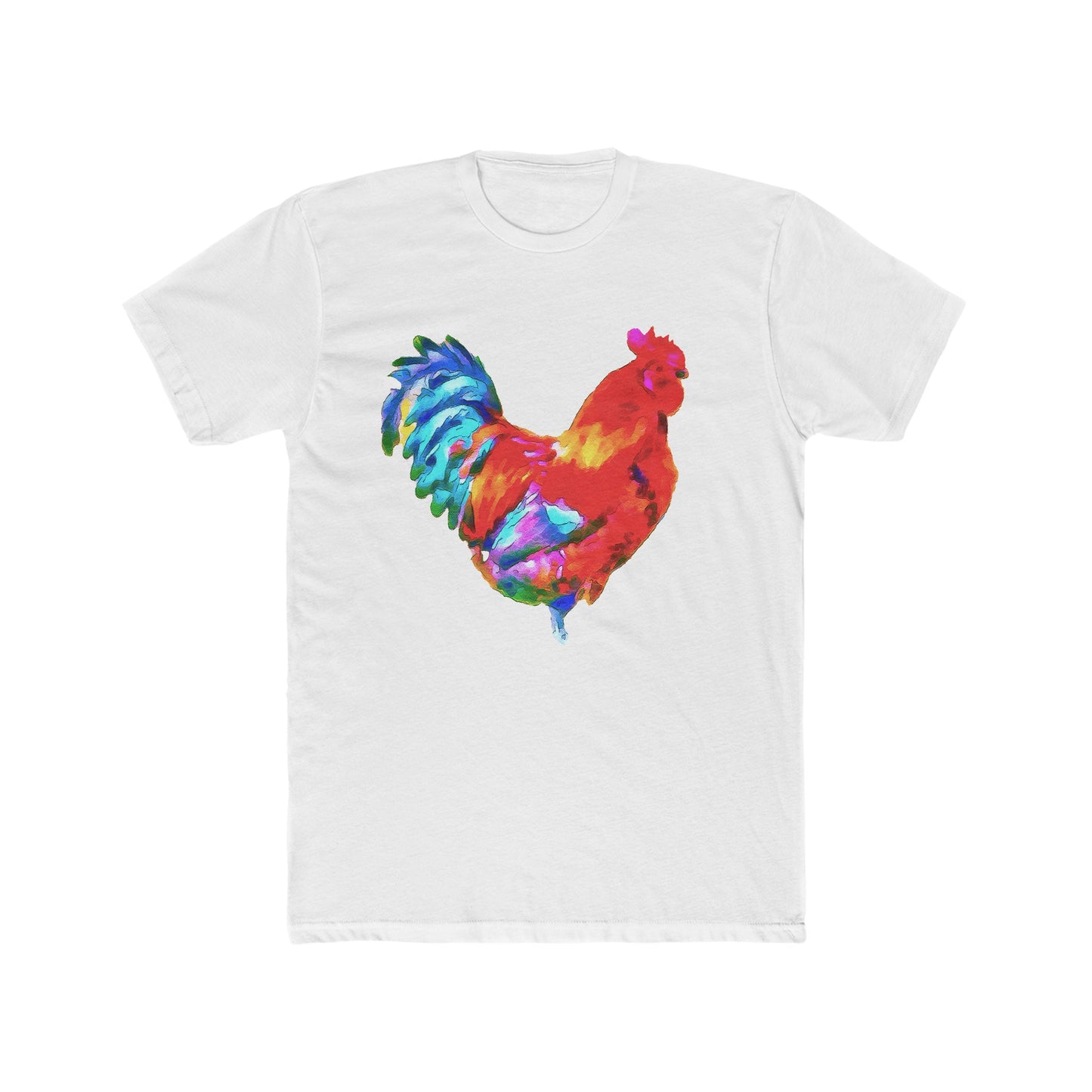 Rooster 'Craw' -- Men's Fitted Cotton Crew Tee