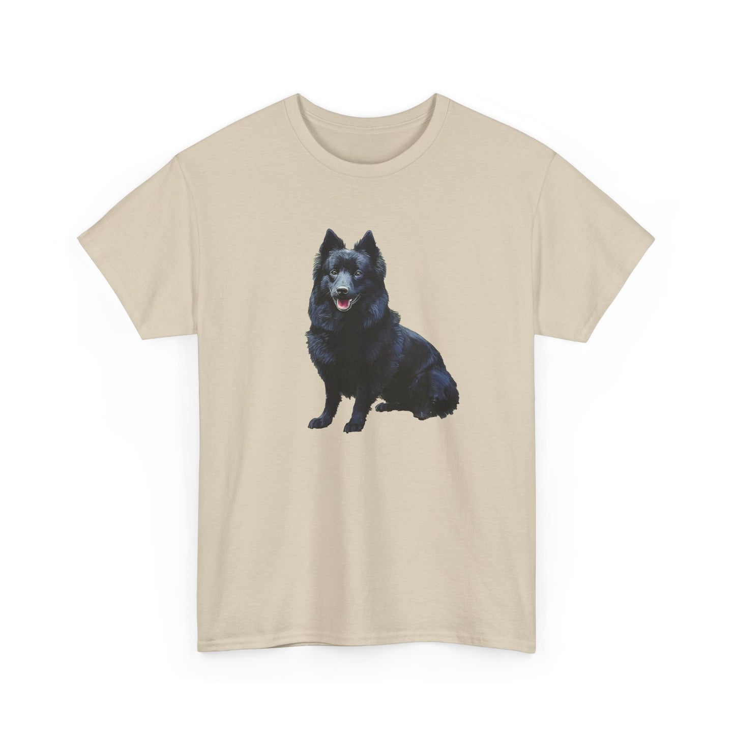 Schipperke Dog Graphic Unisex Heavy Cotton Tee - Ideal for Pet Lovers