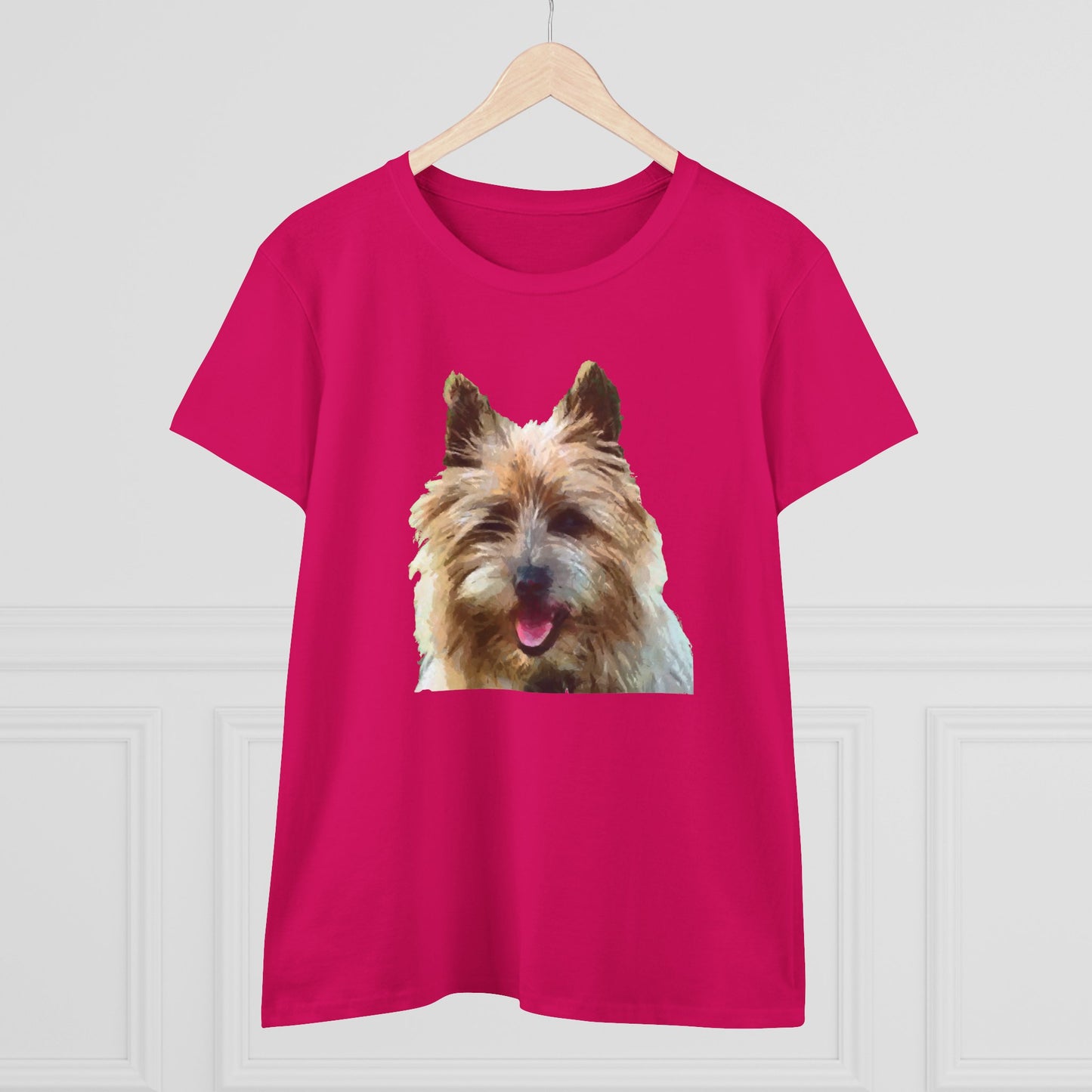 Cairn Terrier 'Toto' Women's Midweight Cotton Tee