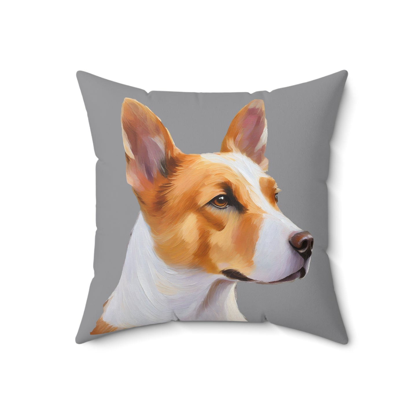 Canaan Dog of Israel Spun Polyester Square Pillow