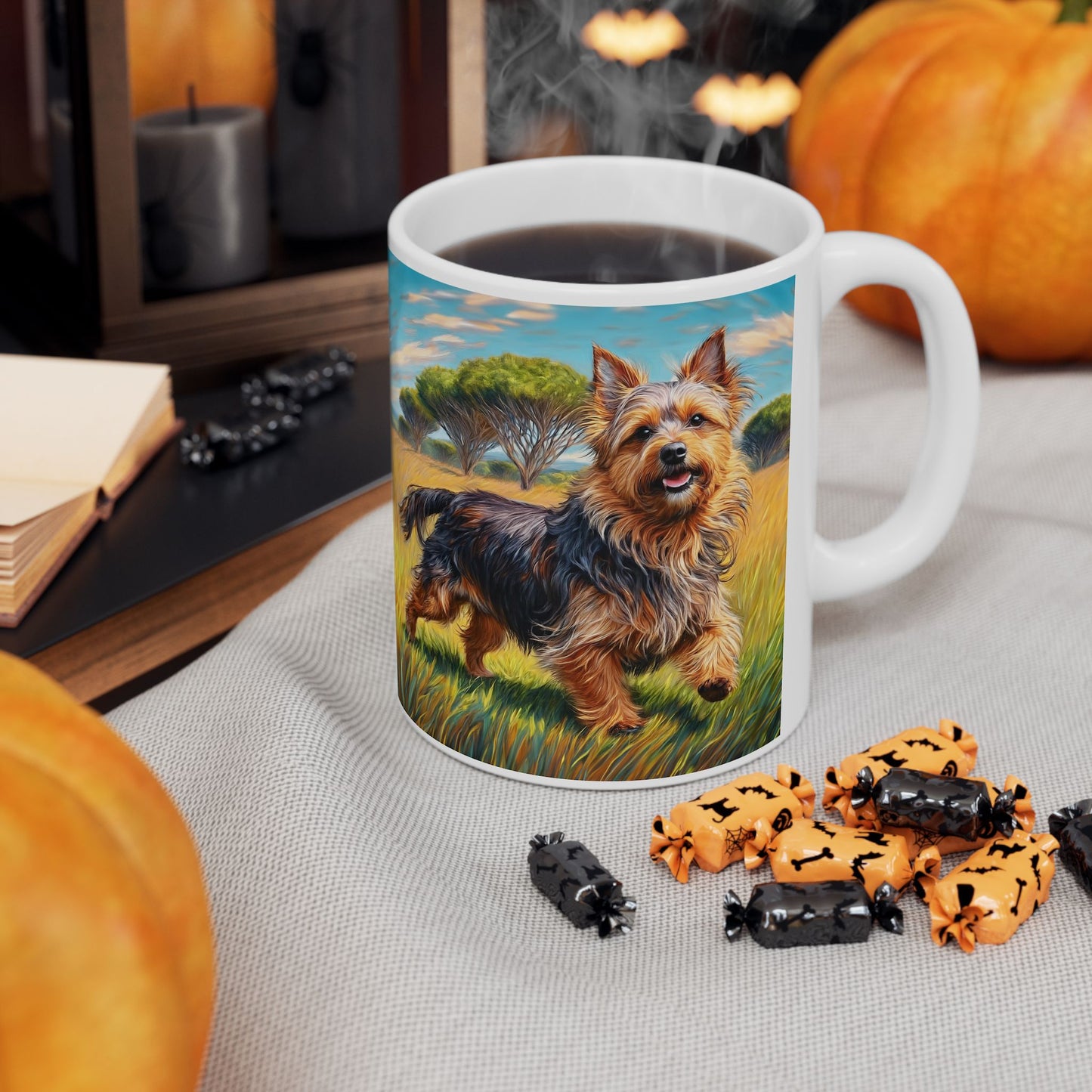 Australian Terrier Ceramic Mug - Fearless Companion