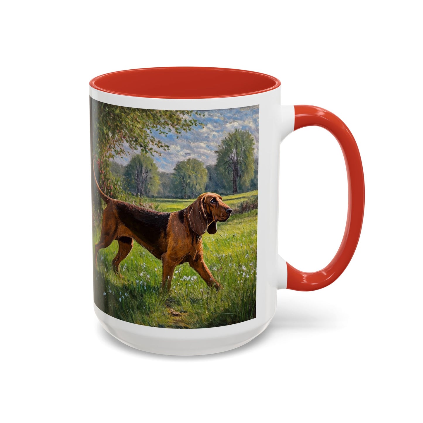 Bloodhound Ceramic Accent Coffee Mug