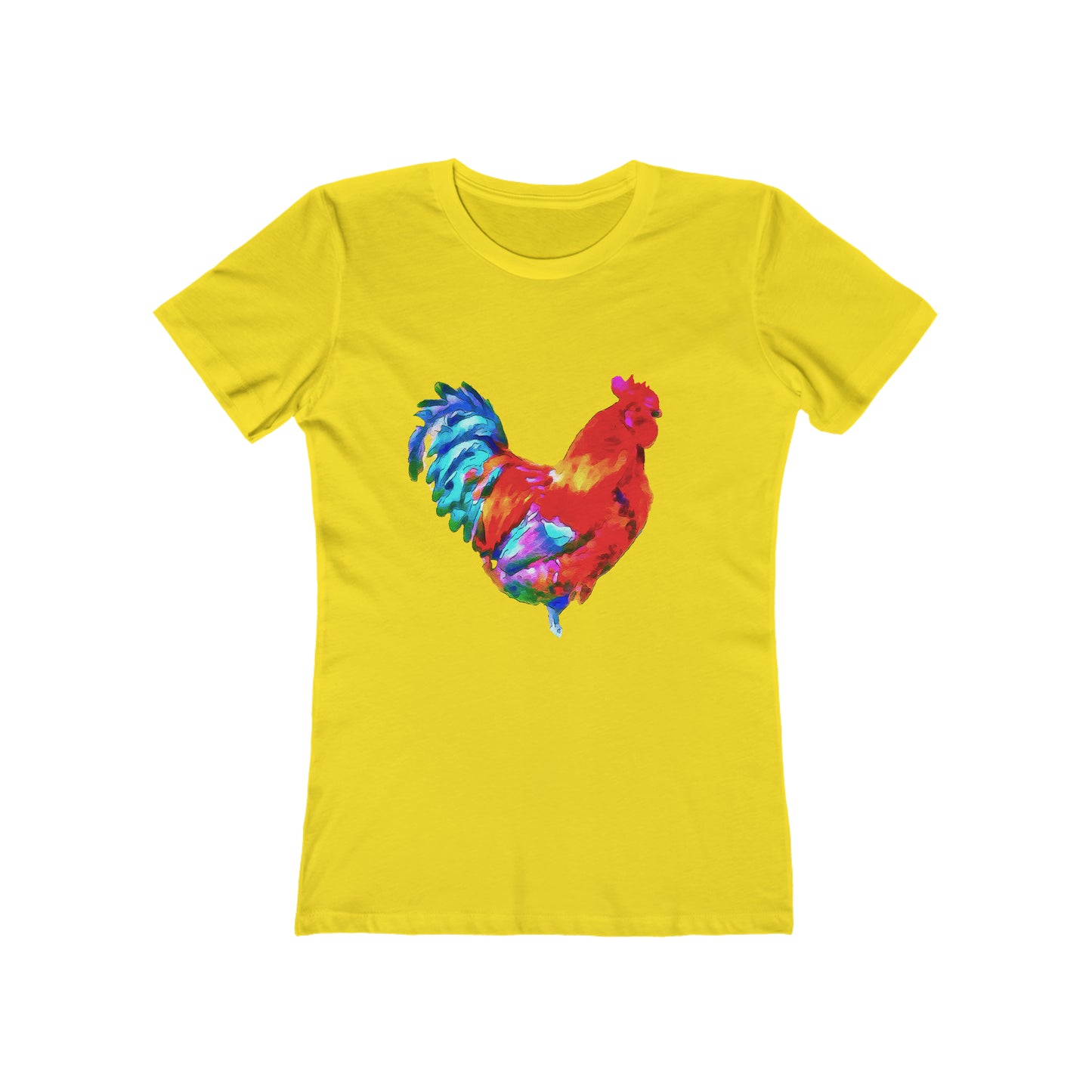 Rooster 'Craw' - Women's Slim Fit Ringspun Cotton T-Shirt