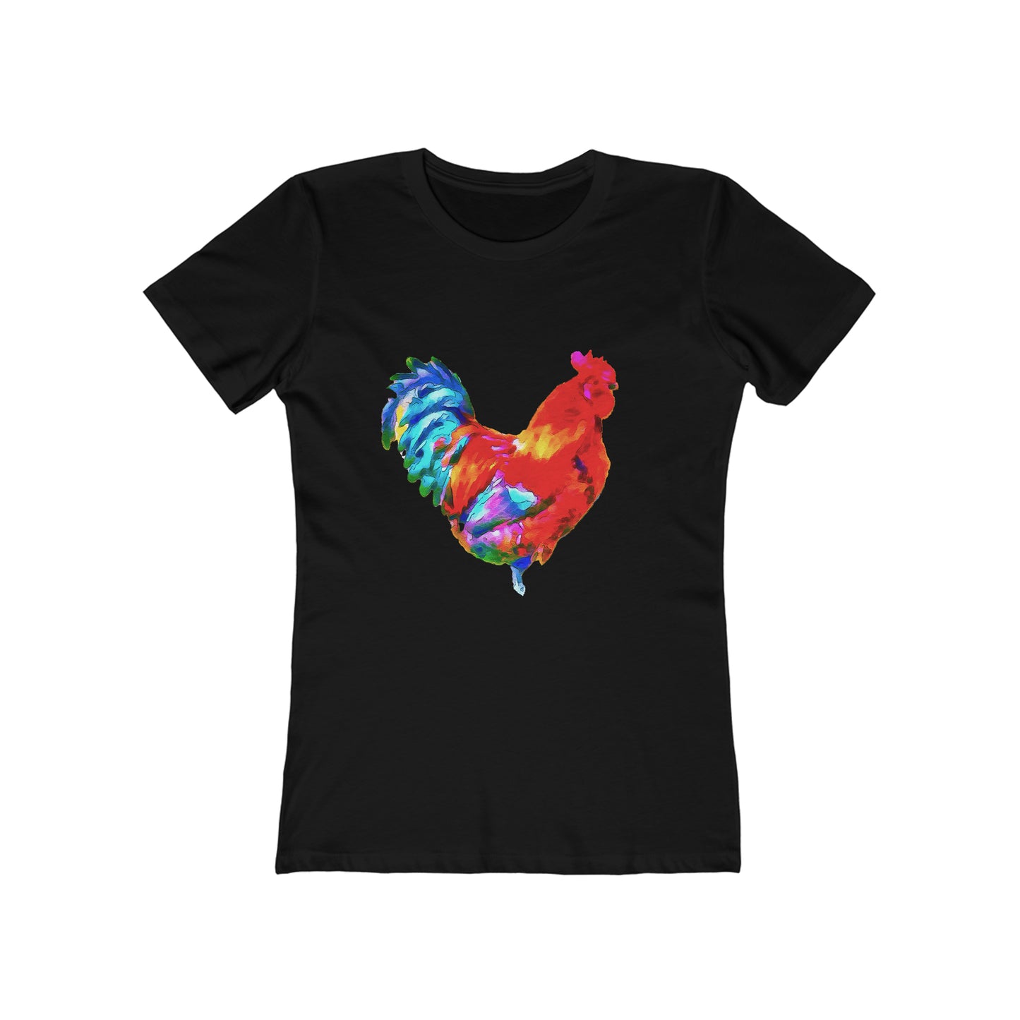 Rooster 'Craw' - Women's Slim Fit Ringspun Cotton T-Shirt