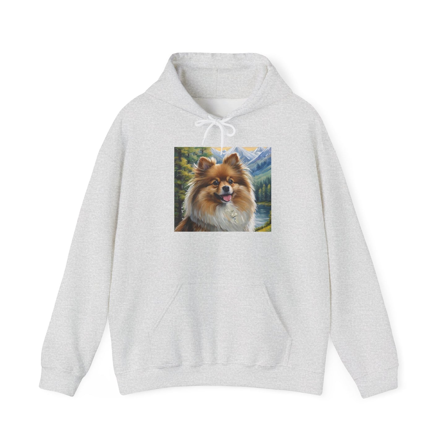 German Spitz Classic 50/50 Hooded Sweatshirt