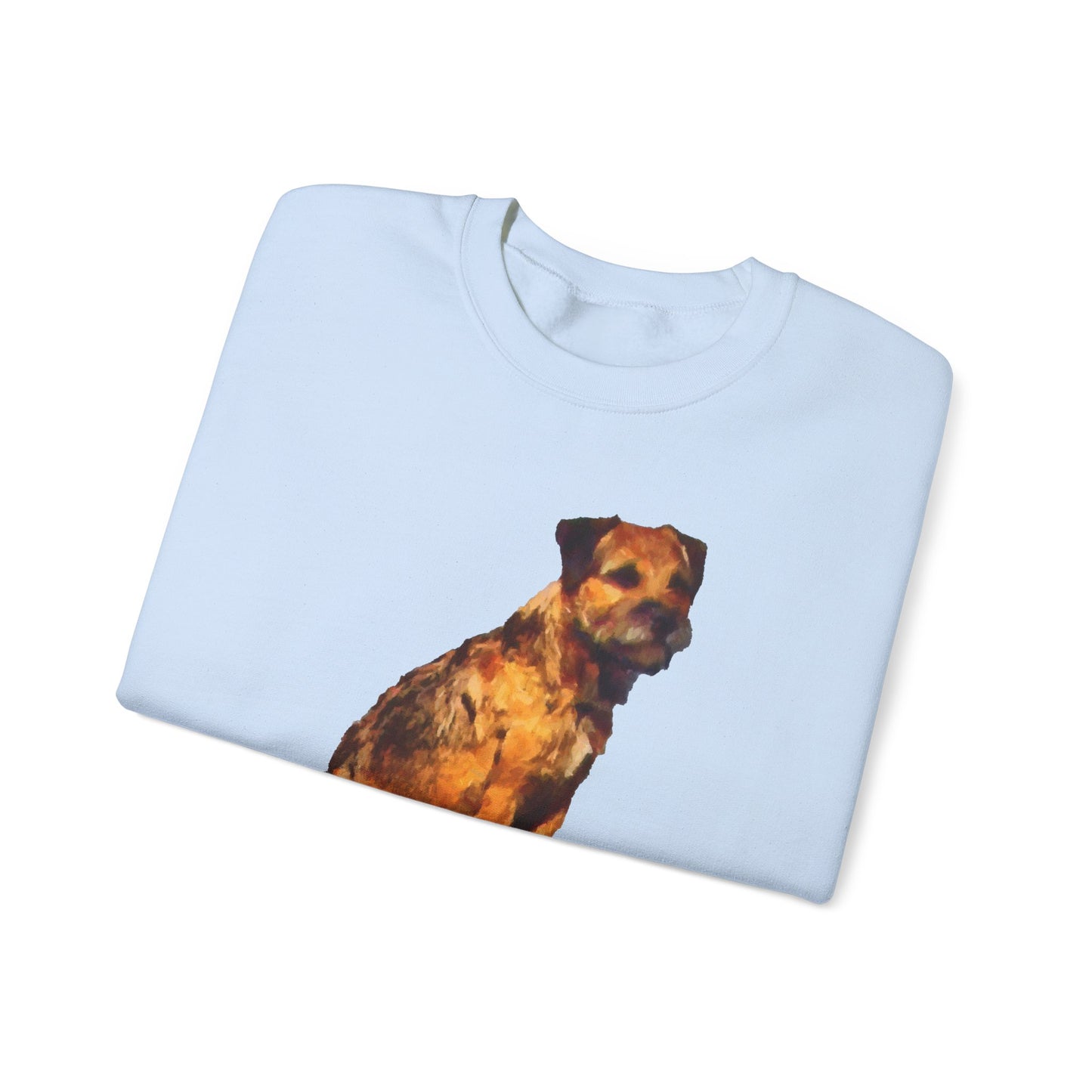 Border Terrier 'Andrew' Unisex 50/50 Crewneck Sweatshirt