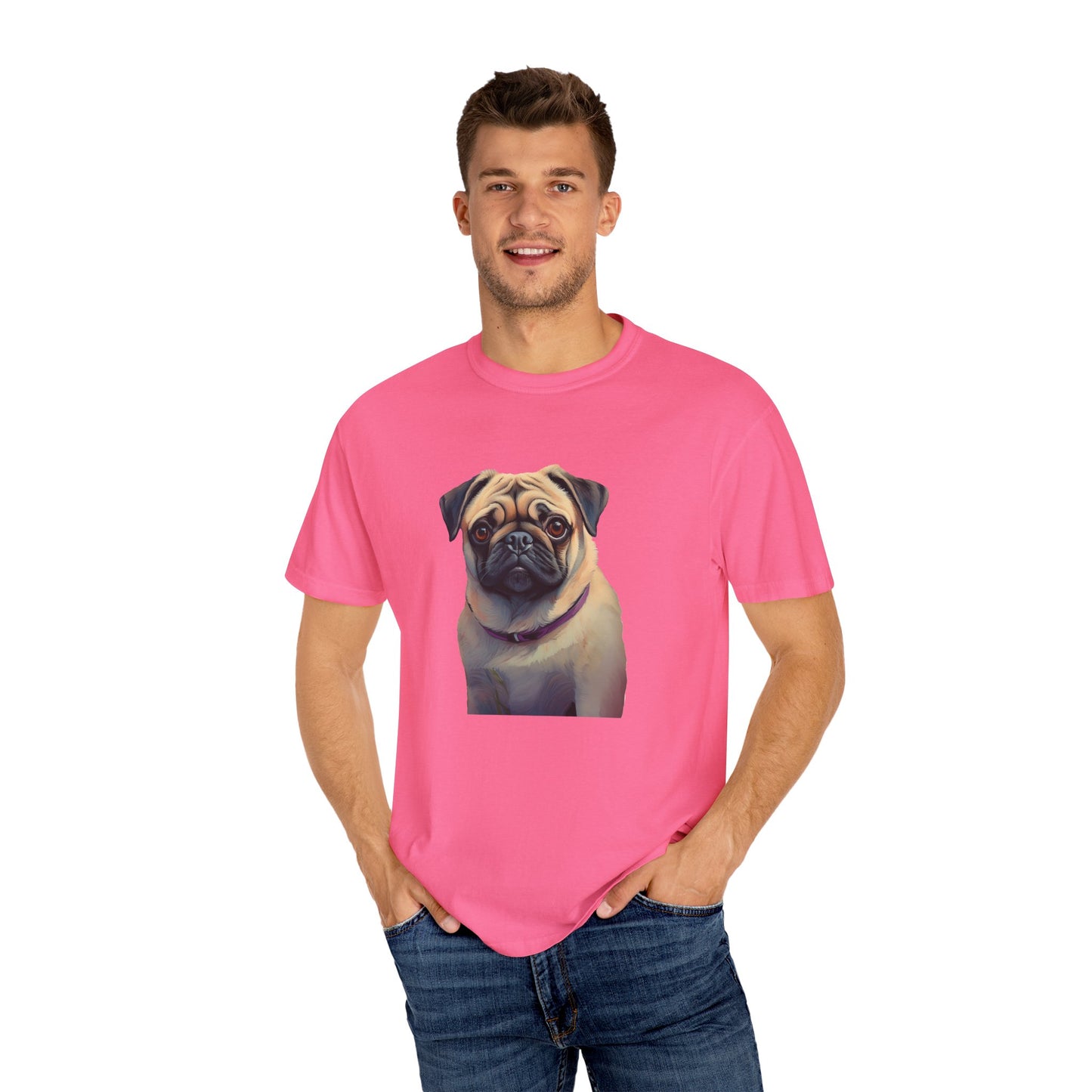 Pug - Unisex Garment-Dyed T-shirt