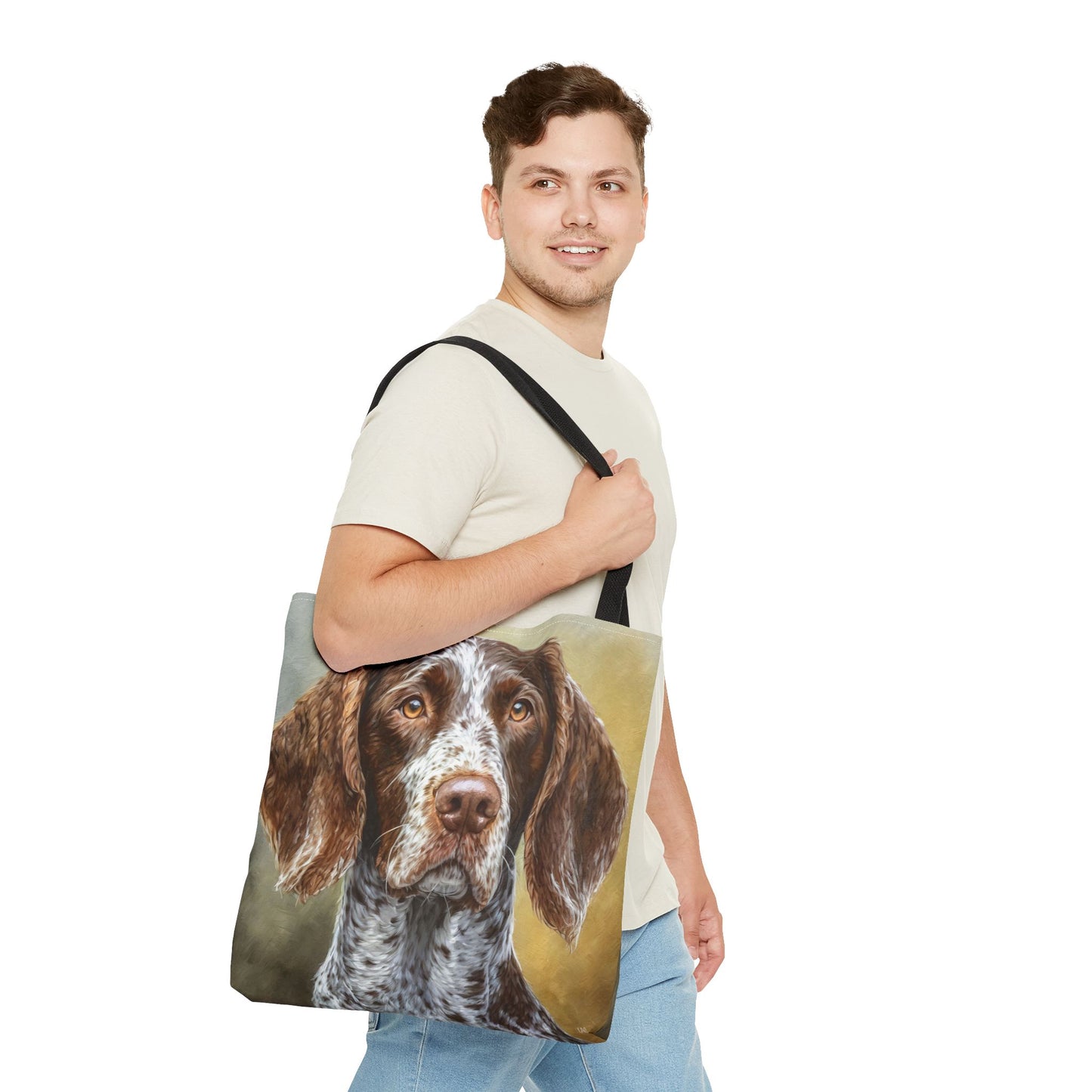 German Wirehaired Pointer Tote Bag (AOP)