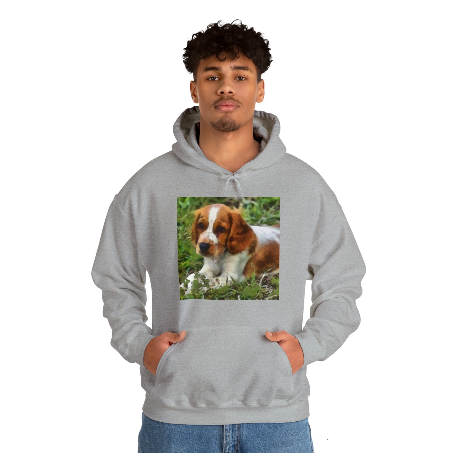 Welsh Springer Spaniel Unisex 50/50 Hoodie