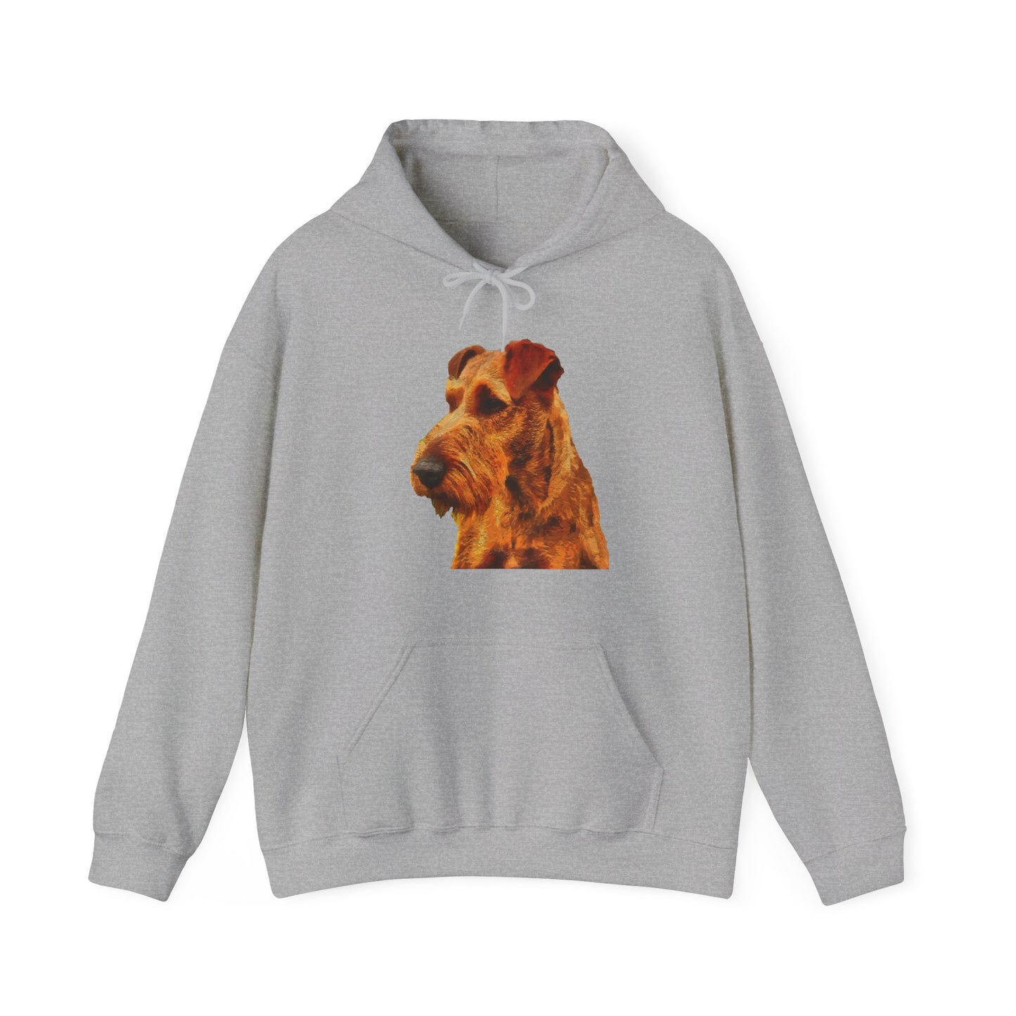 Irish Terrier 'Jocko' Unisex 50/50 Hoodie