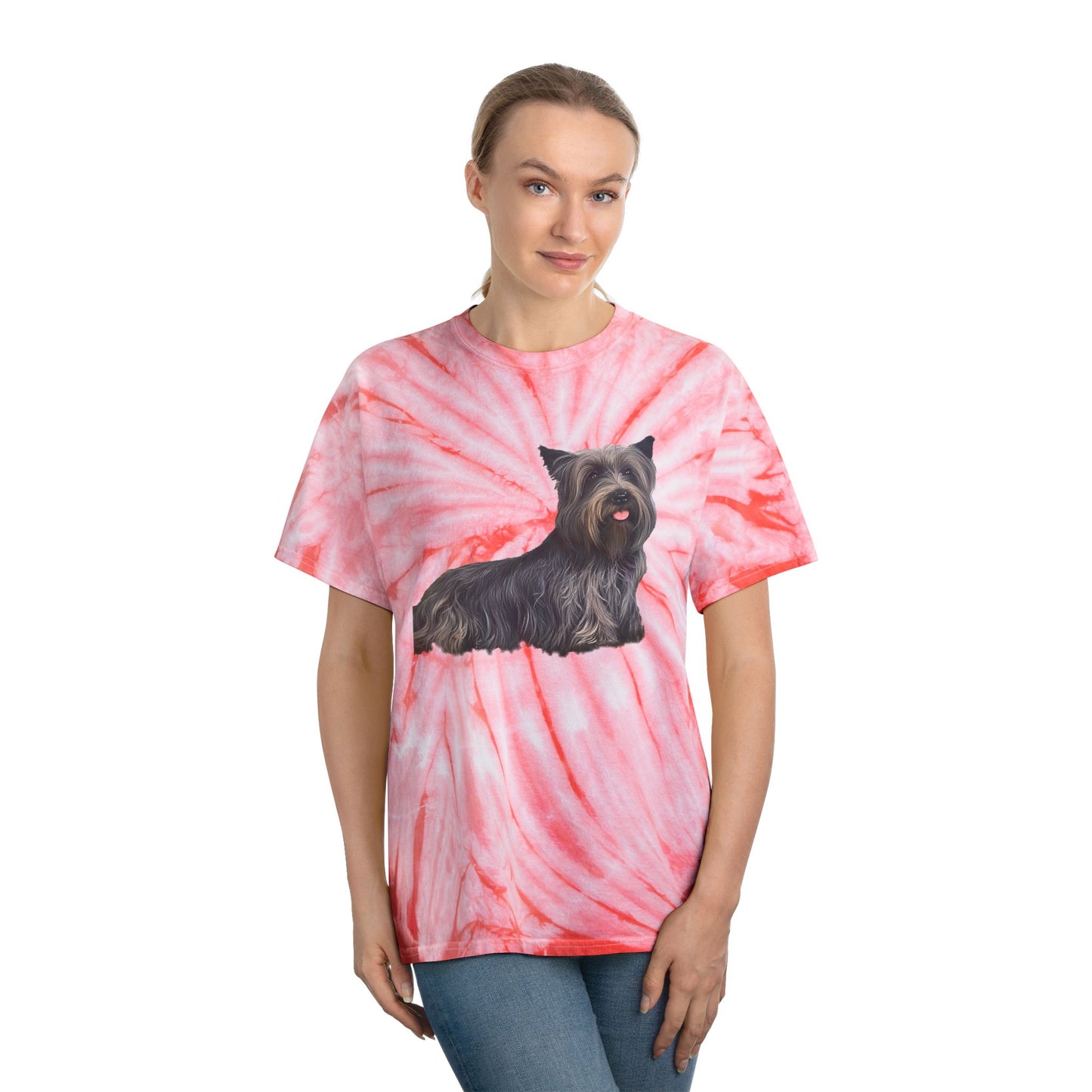 Skye Terrier Tie-Dye Tee, Cyclone