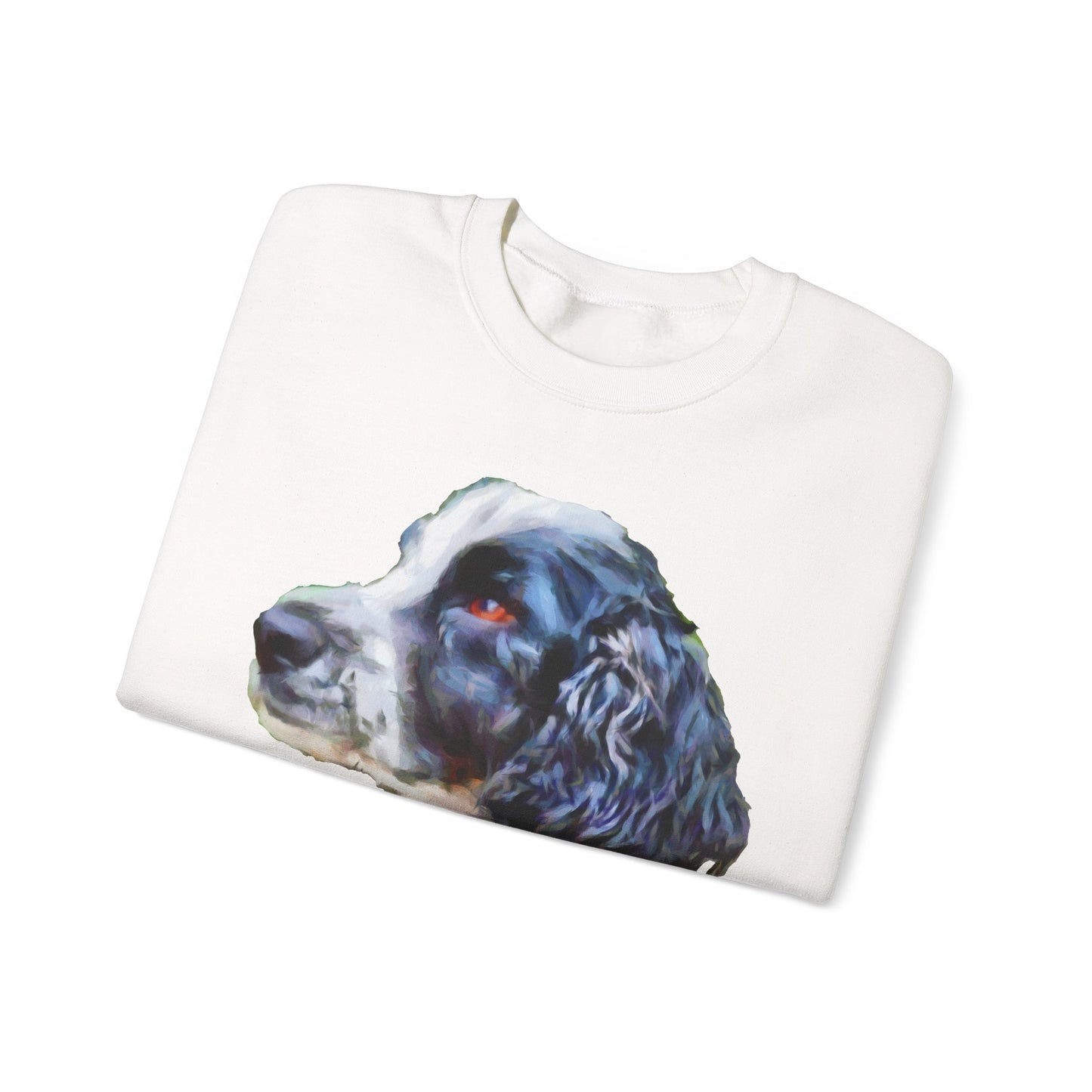 English Cocker Spaniel 'Tango' Unisex 50/50 Crewneck Sweatshirt