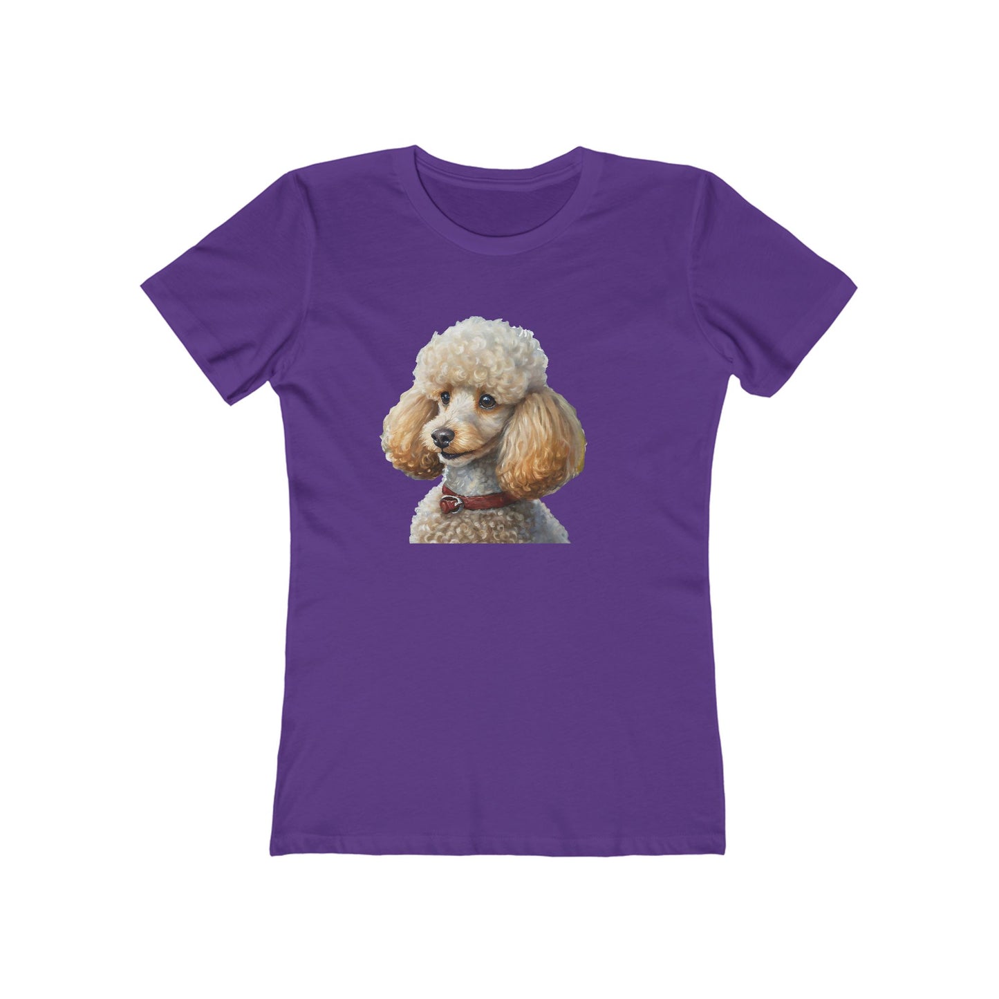 Standard Poodle #2 - Women's Slim Fit Ringspun Cotton Tee