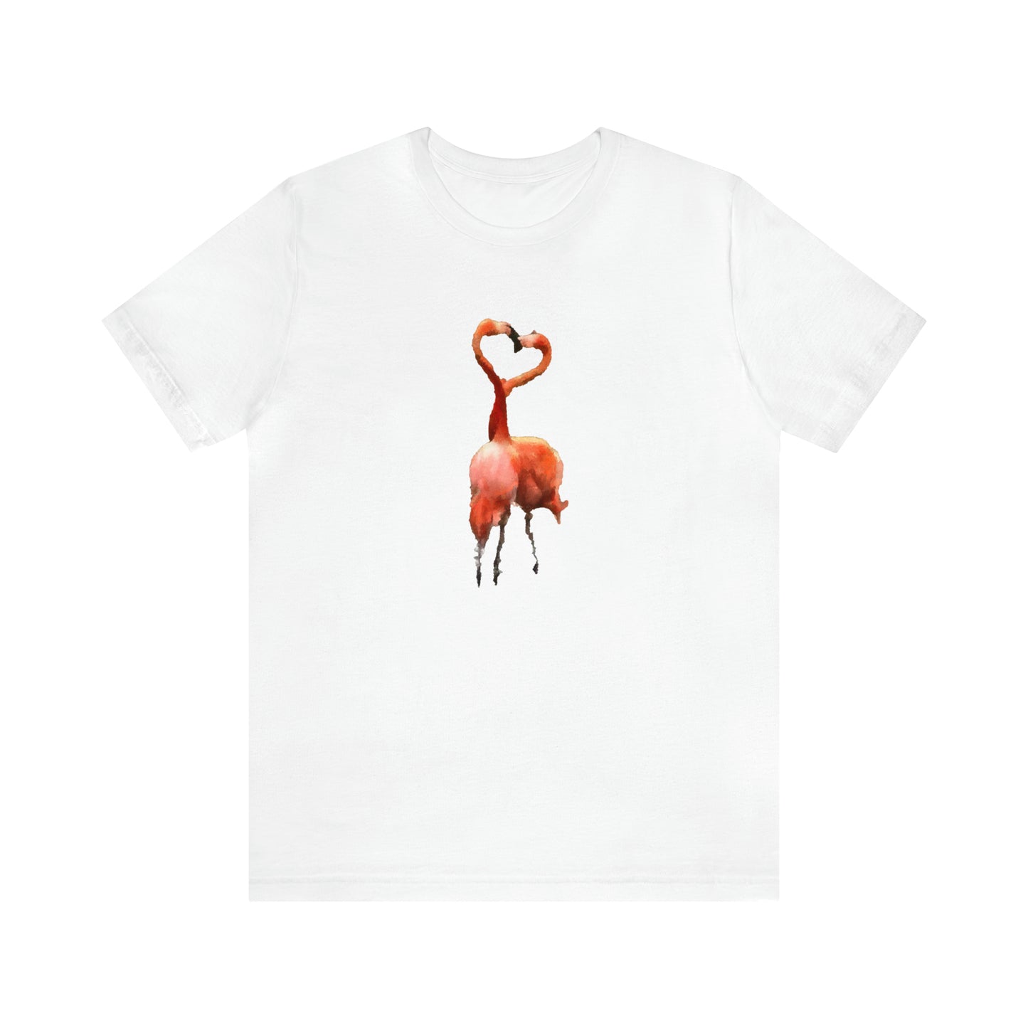 Flamingo 'Love Birds' - Classic Jersey Short Sleeve Tee