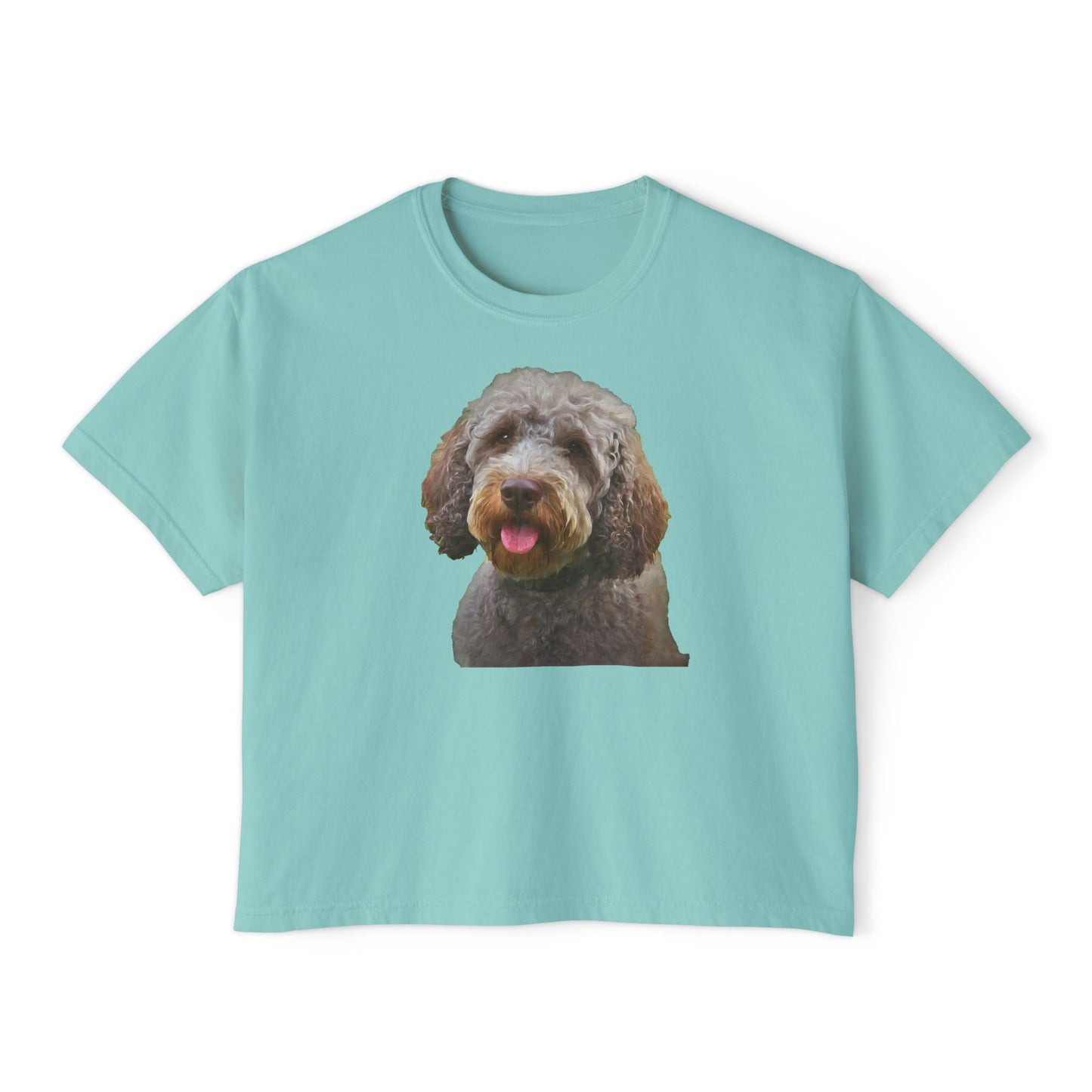 Lagotto Romagnolo 'Italian Truffle Dog' Women's Boxy Tee
