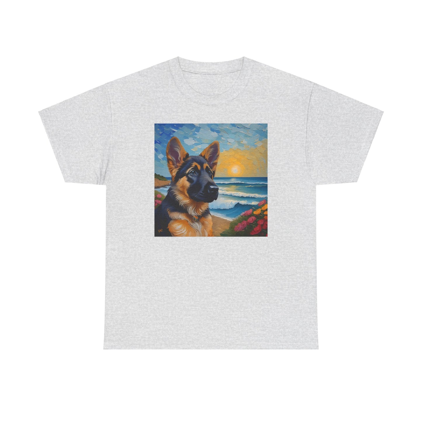 German Shepherd Puppy #2 - Classic Heavy Cotton Tee