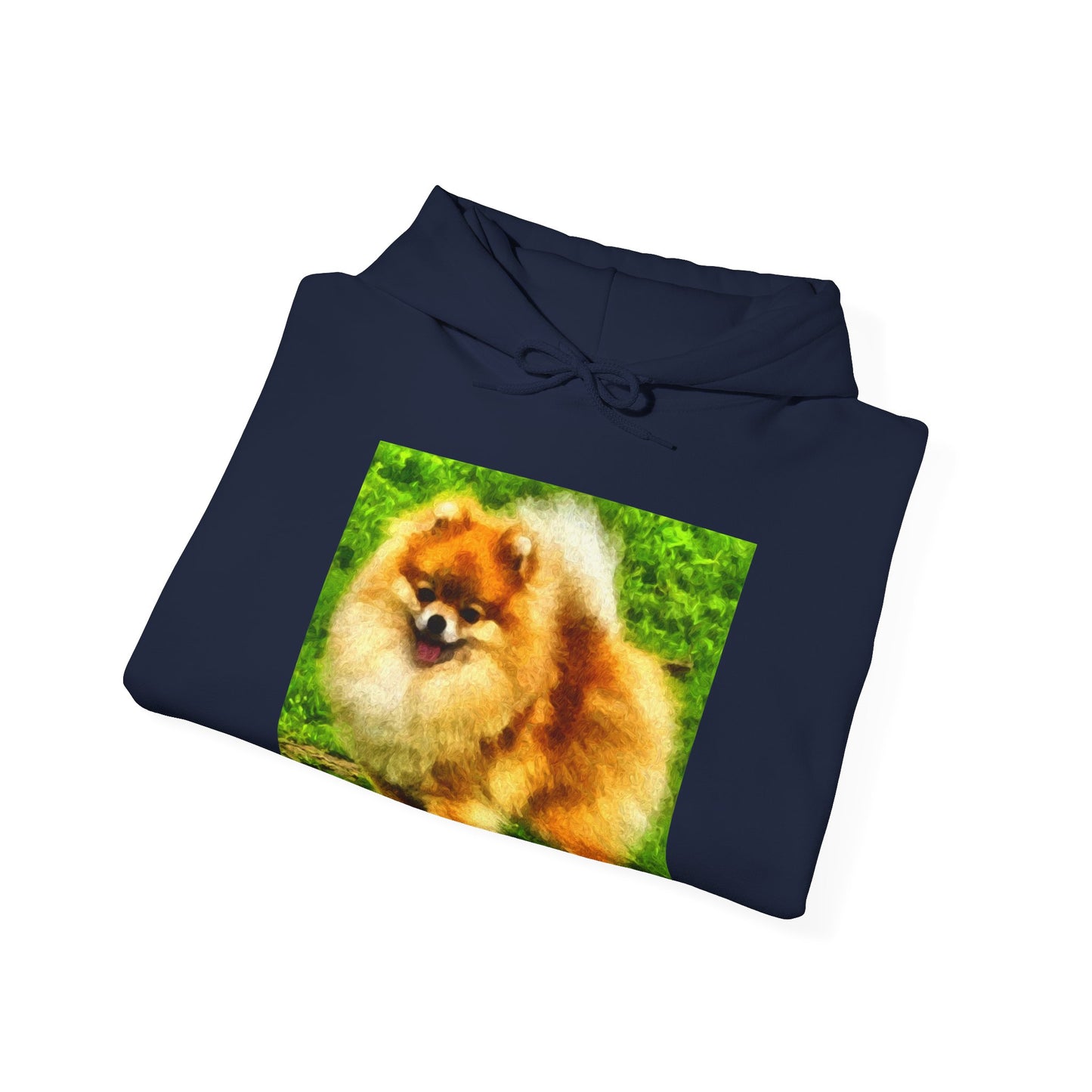 Pomeranian 'Pom Pom' Unisex 50/50 Hoodie